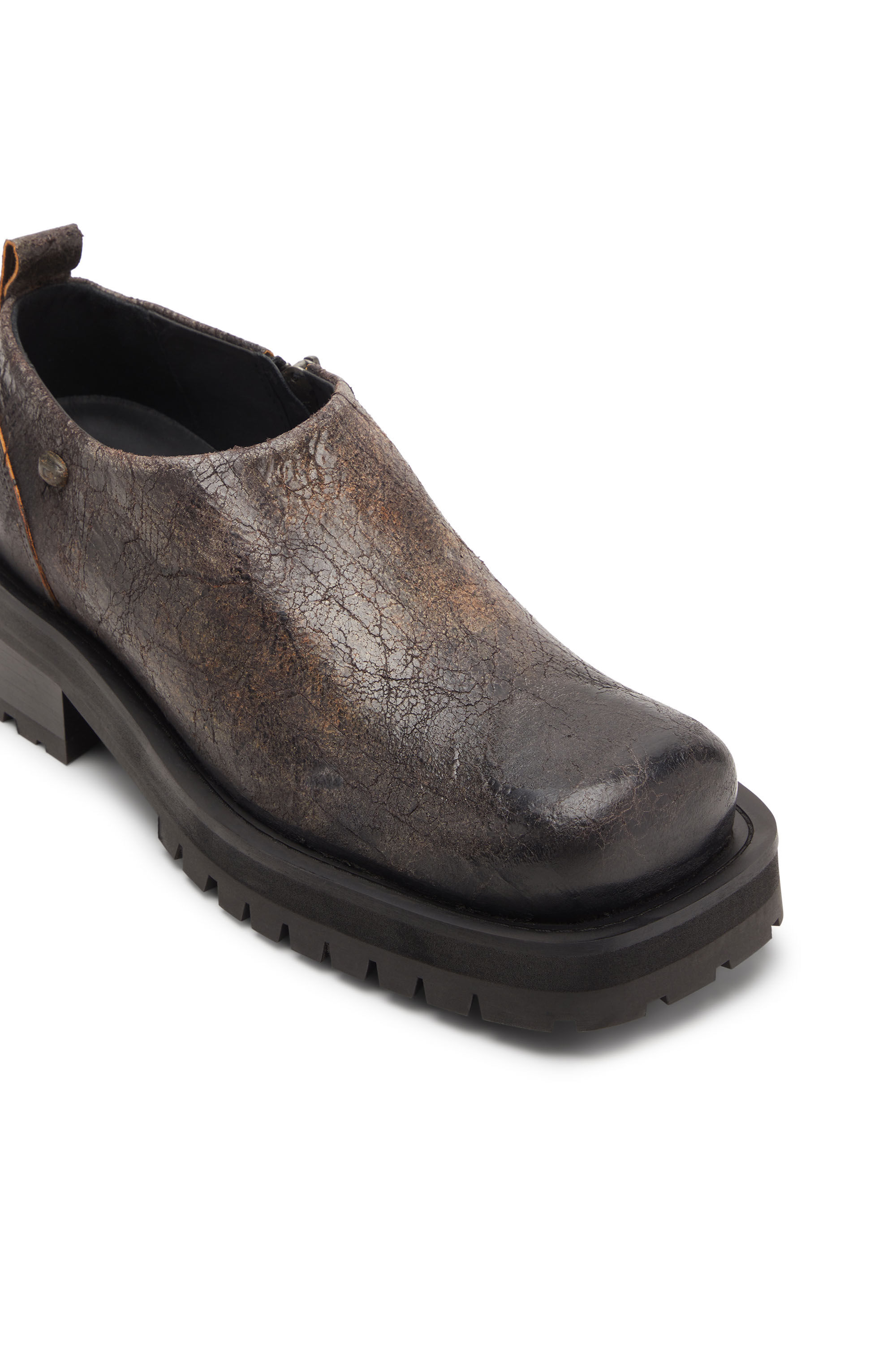 Diesel - D-TEXAN CLOG, D-Texan-Zapatos con cremallera en ante craquelado desgastado Hombre in ToBeDefined - 6