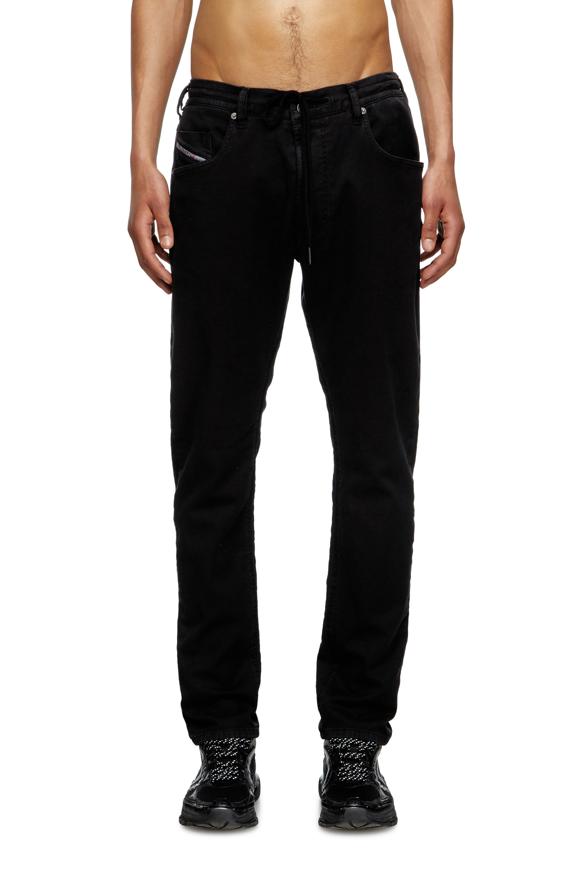 Diesel - Regular 2030 D-Krooley Joggjeans® 068NH Hombre, Negro/Gris oscuro - 3