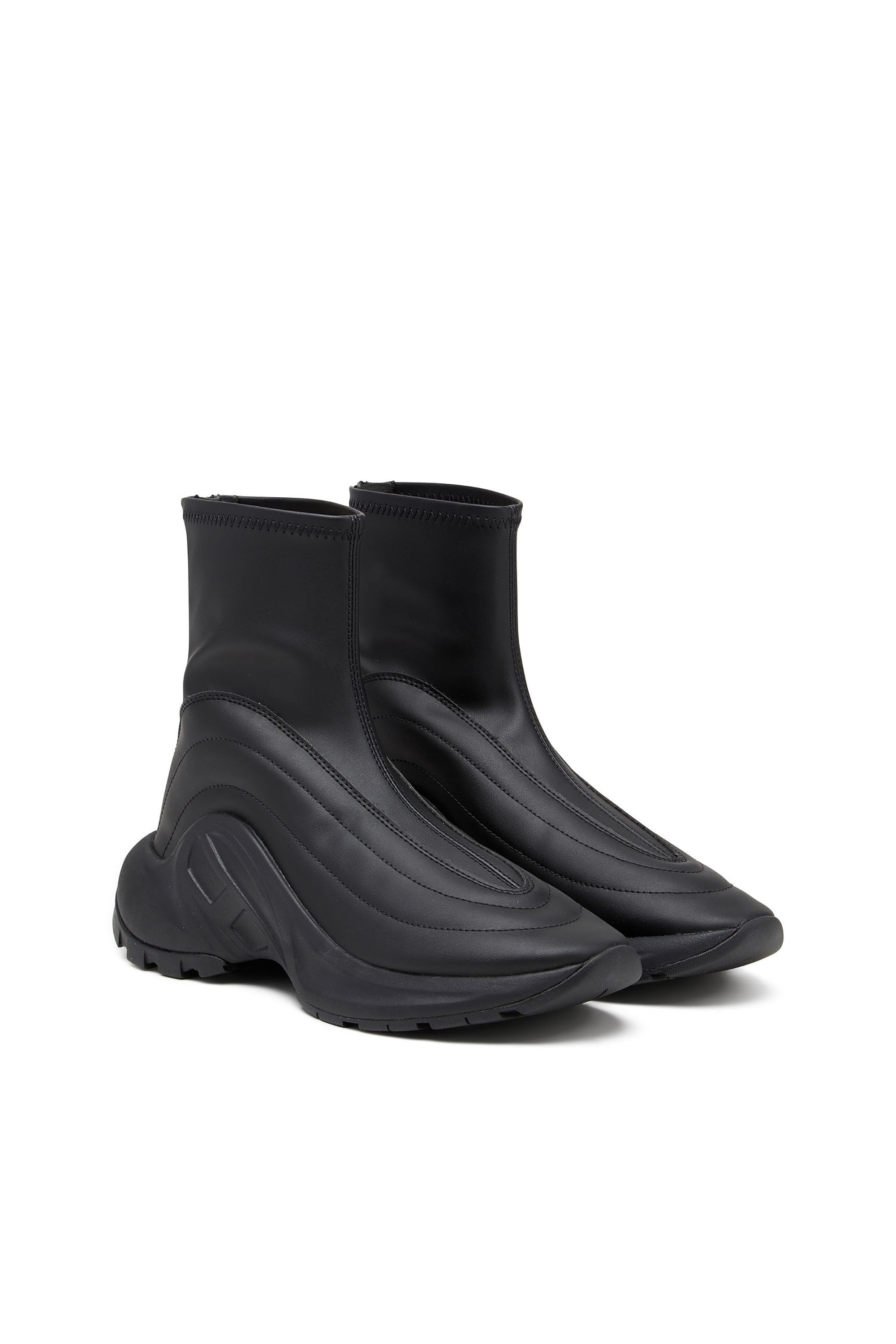 Diesel - S-D-RUNNER BOOTIE X, S-D-Runner - Zapatillas Unisex in Negro - 2