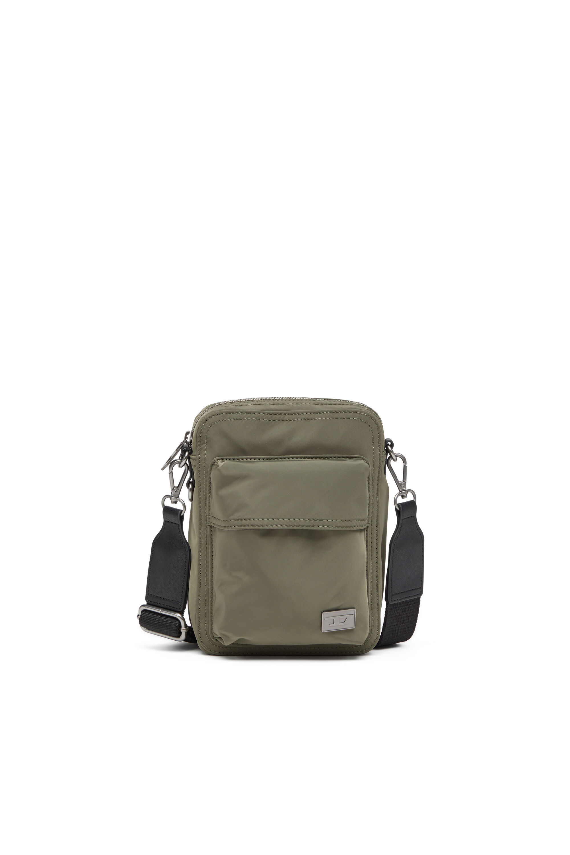 Diesel - MULTI-PKTS CROSSBODY X, Bandolera de tejido recubierto utility Unisex in Verde - 1