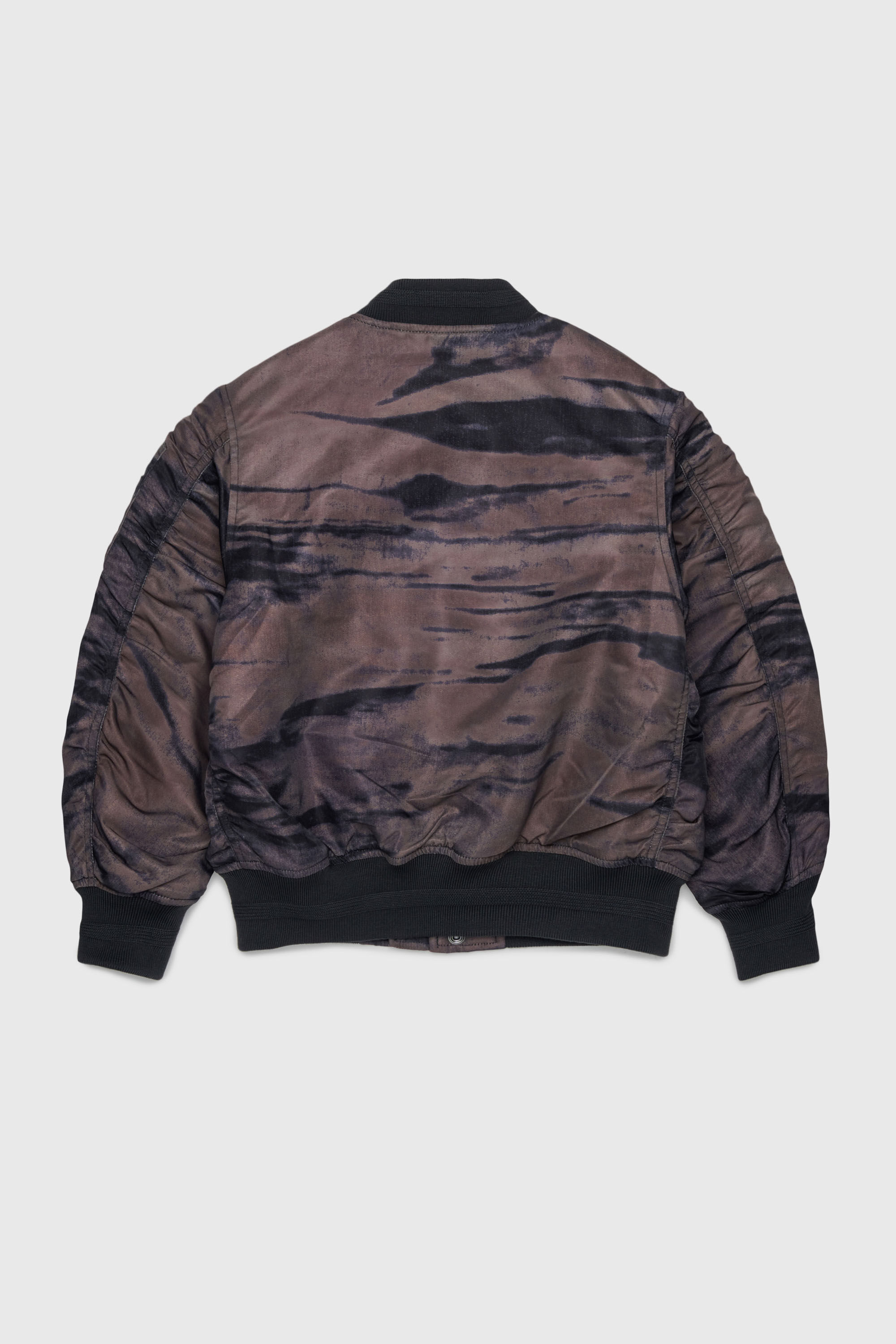 Diesel - JAKEPSDLBZ, Chaqueta bomber de nailon con forro acolchado Hombre in Verde - 2