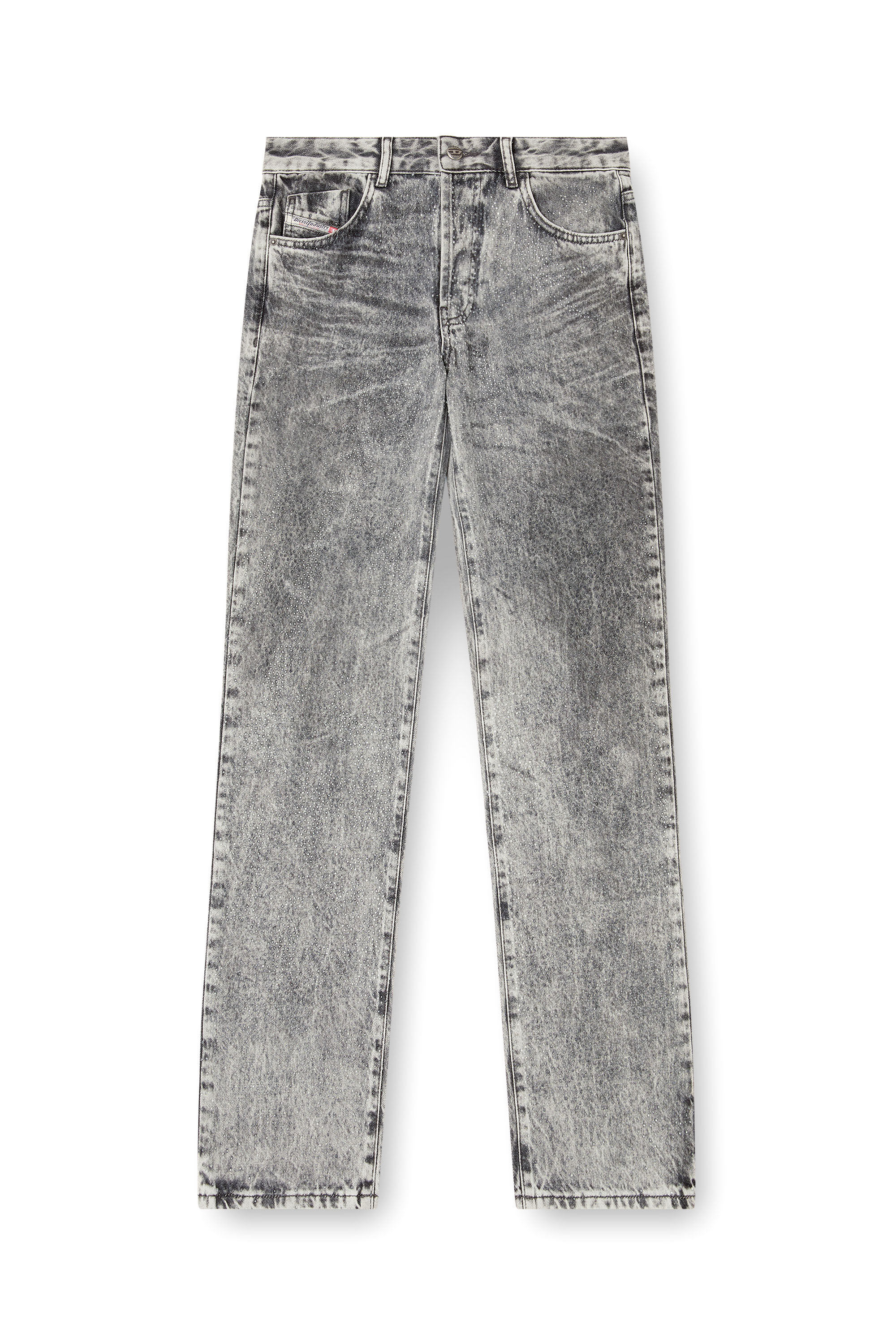 Diesel - Regular Jeans 1989 D-Mine 0ABCS Mujer, Gris Claro - 2