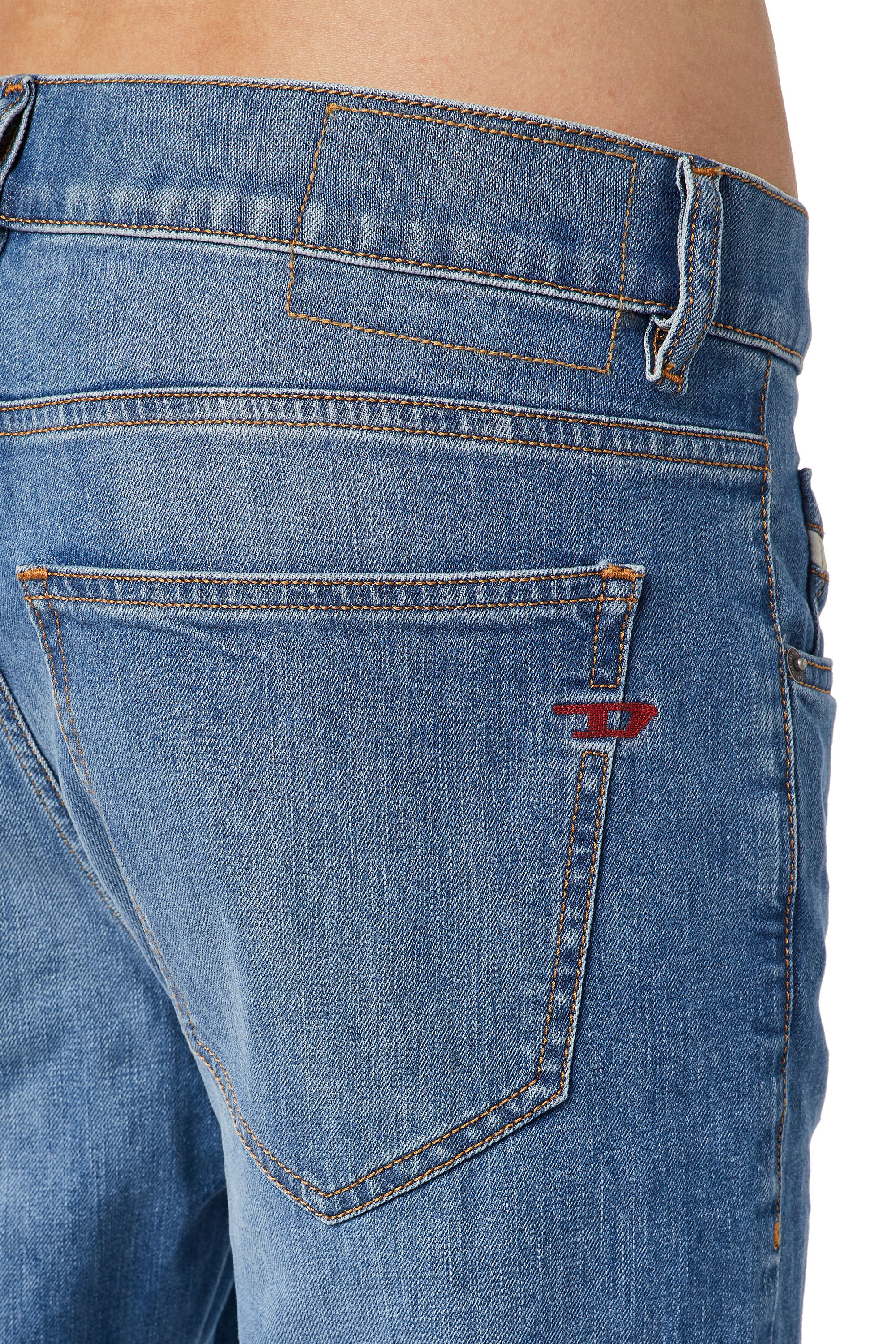 Diesel - 2019 D-STRUKT 0EHAJ Slim Jeans, Azul medio - Image 7