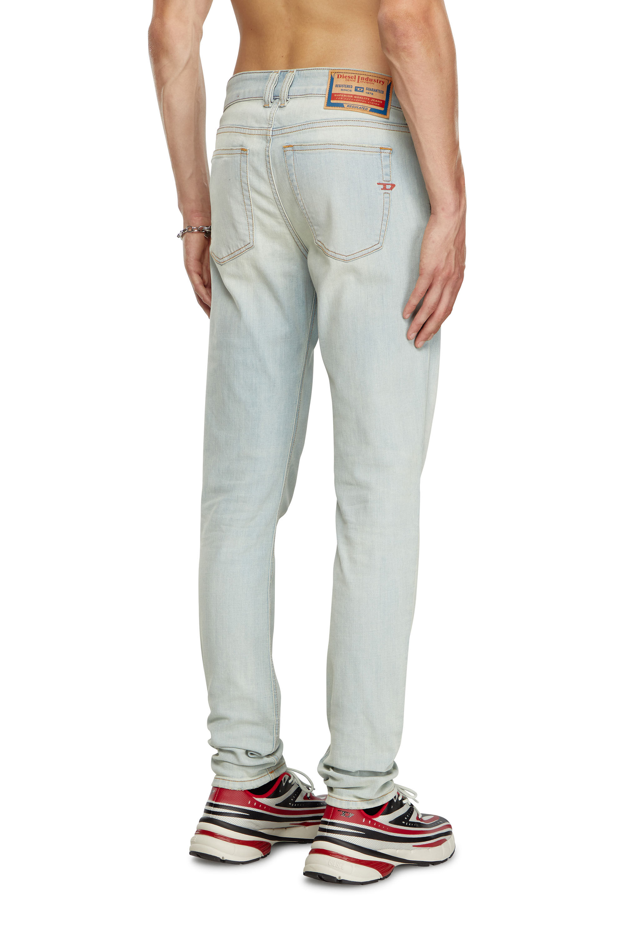 Diesel - Skinny Jeans 1979 Sleenker 09J19 Hombre, Azul Claro - 3