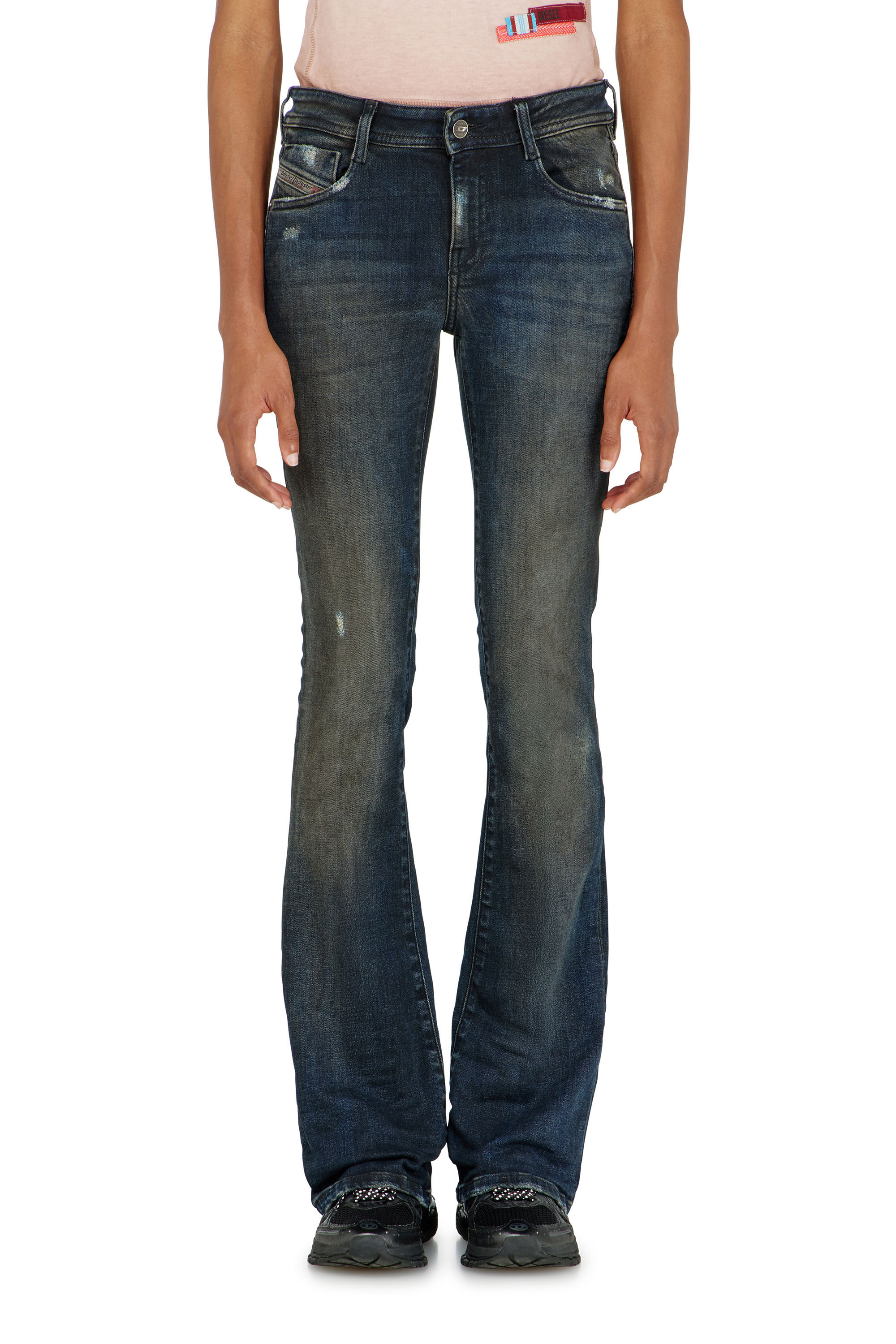 Diesel - Bootcut Jeans 1969 D-Ebbey 09P69 Mujer, Azul Oscuro - 4