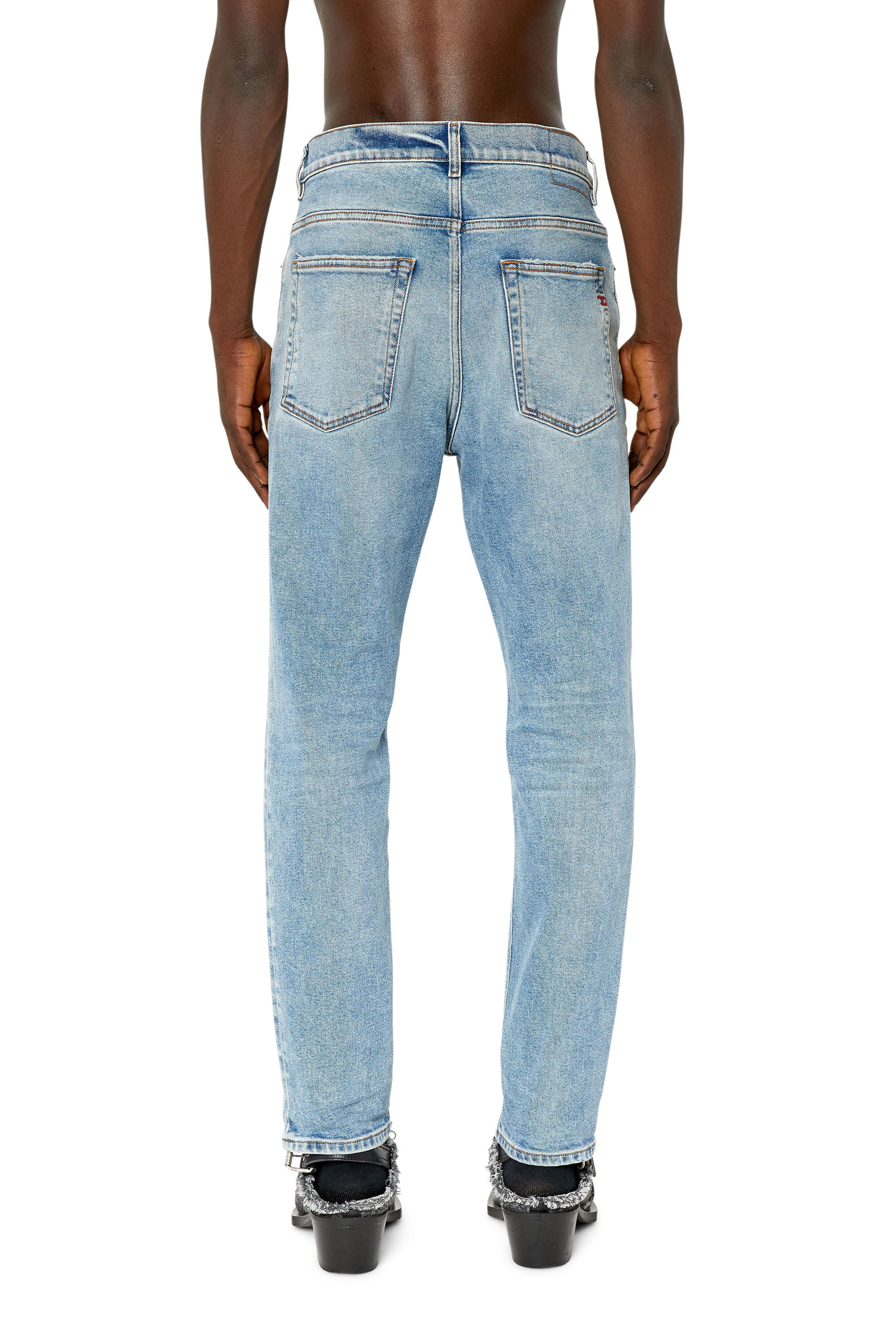 Diesel - 2005 D-Fining 09E86 Tapered Jeans, Azul Claro - Image 4