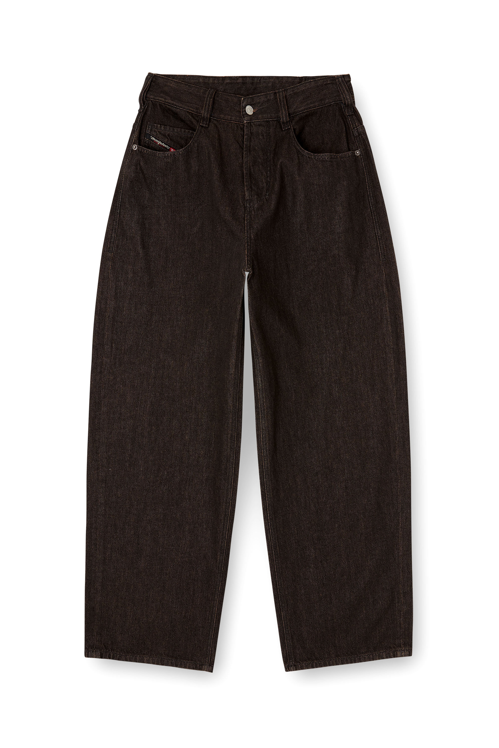 Diesel - Relaxed Jeans 1997 D-Enim 09N25 Unisex, Negro/Gris oscuro - 2