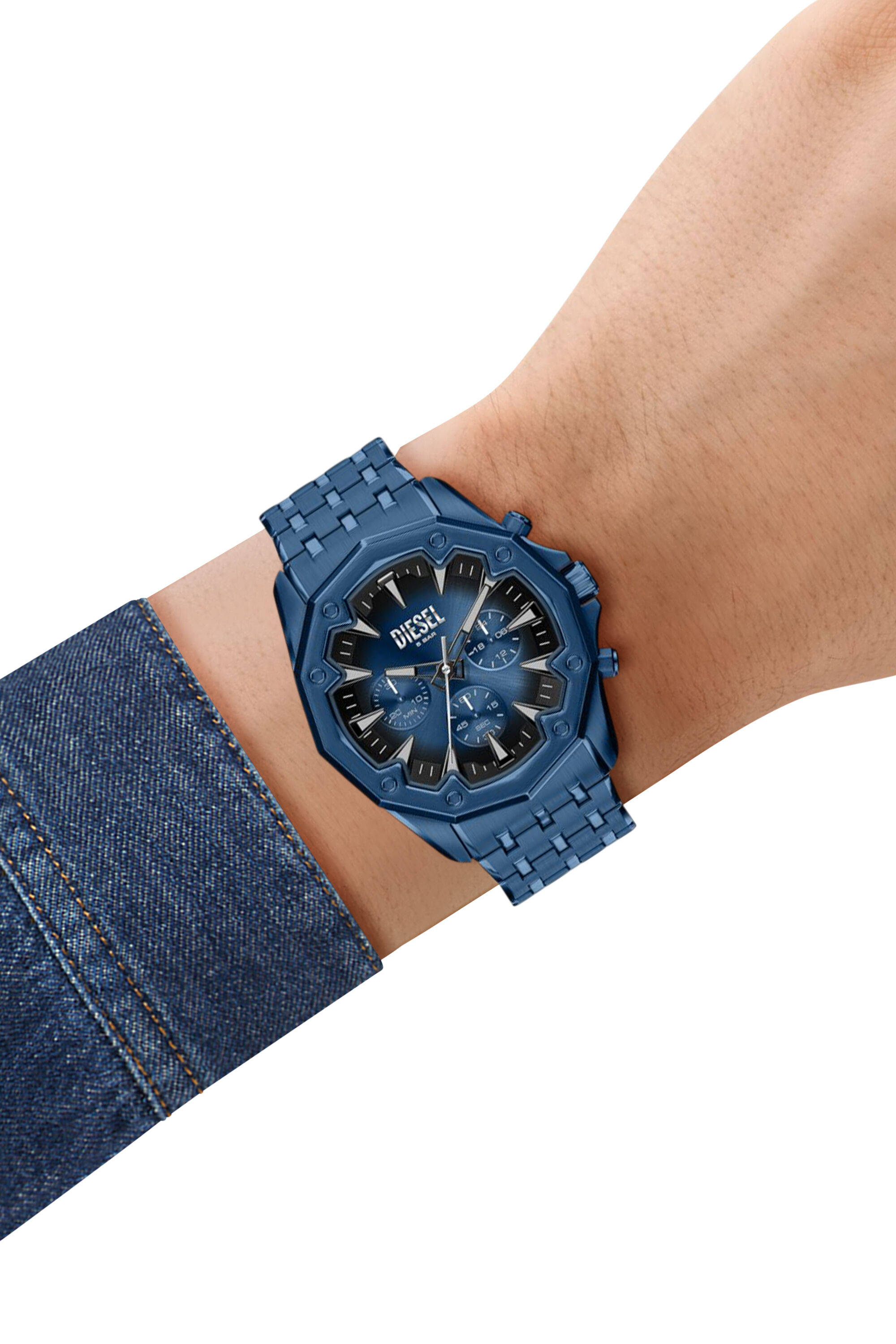 Diesel - DZ4705 WATCH, Reloj Stinger de acero inoxidable azul Hombre in Azul marino - 8