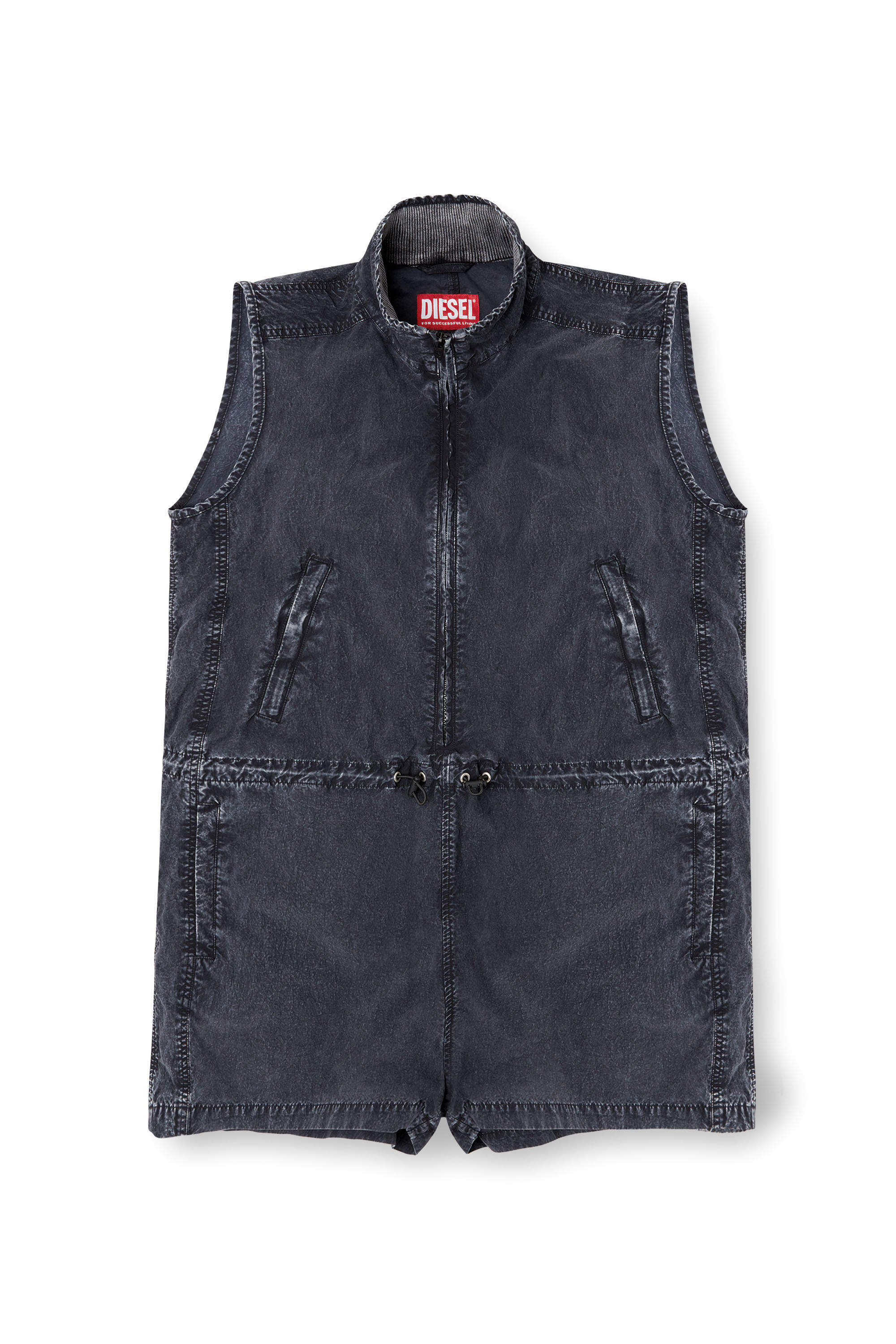 Diesel - J-ANNET, Mono de nailon tratado Mujer in Azul marino - 4