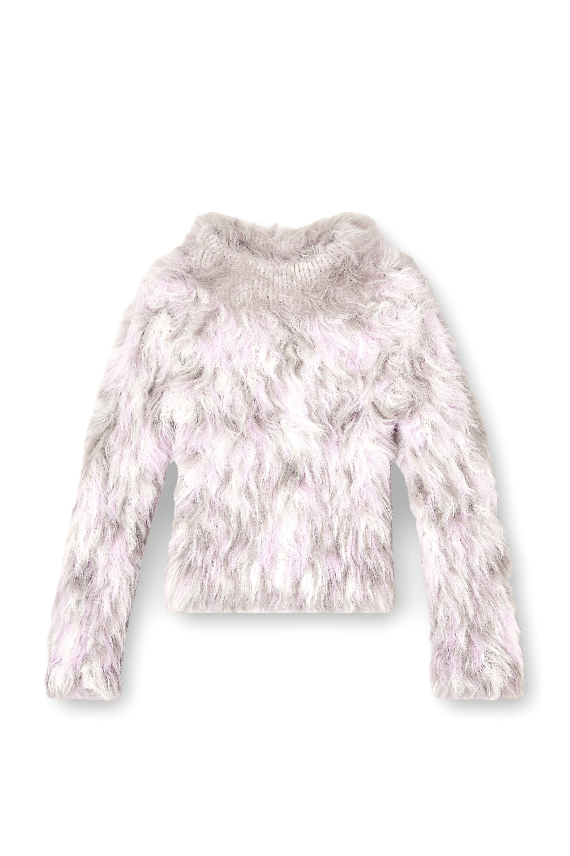 Diesel - M-ANNIKA, Jersey de punto jacquard peludo Mujer in Multicolor - 2
