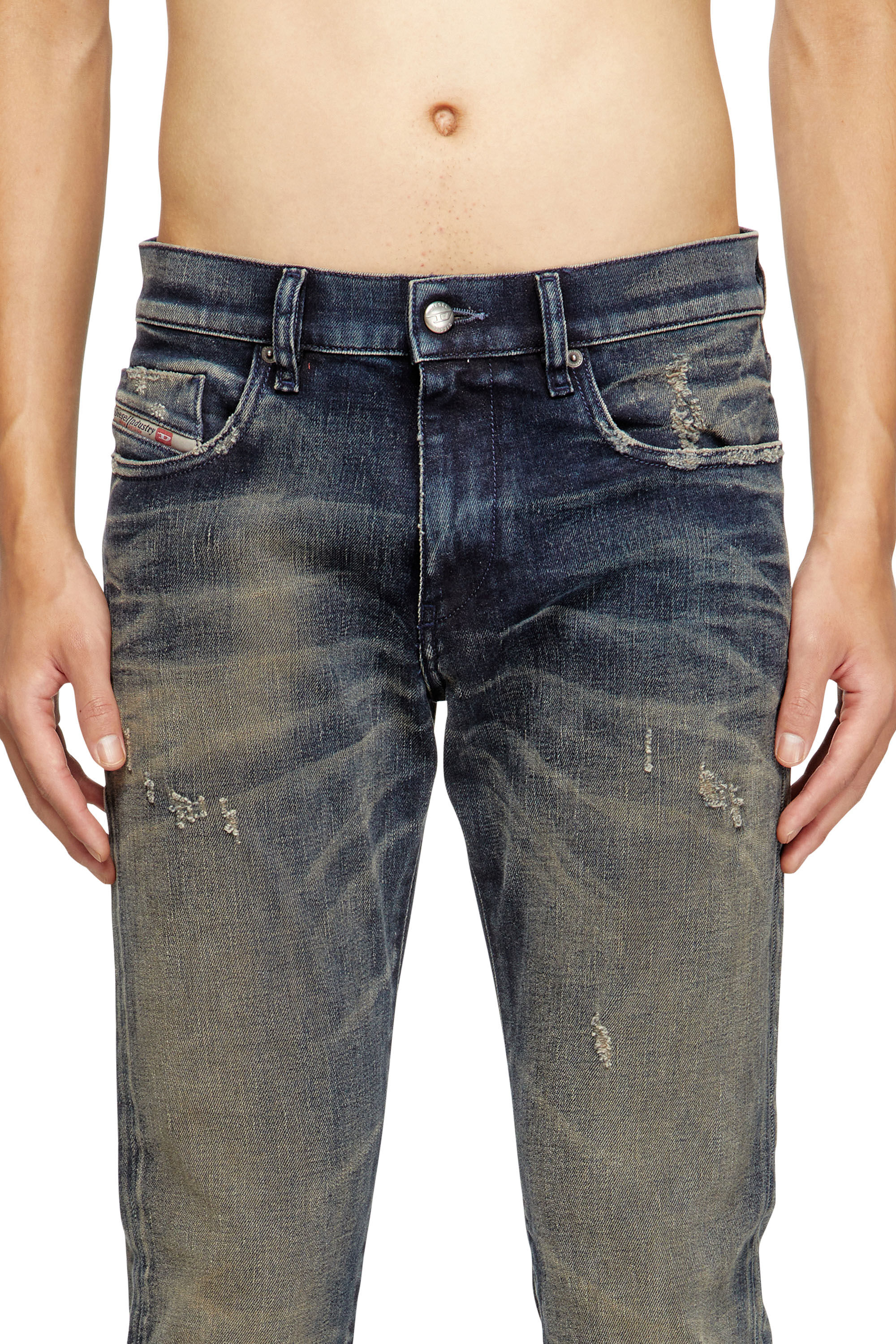 Diesel - Slim Jeans 2019 D-Strukt 09M46 Hombre, Azul Oscuro - 5