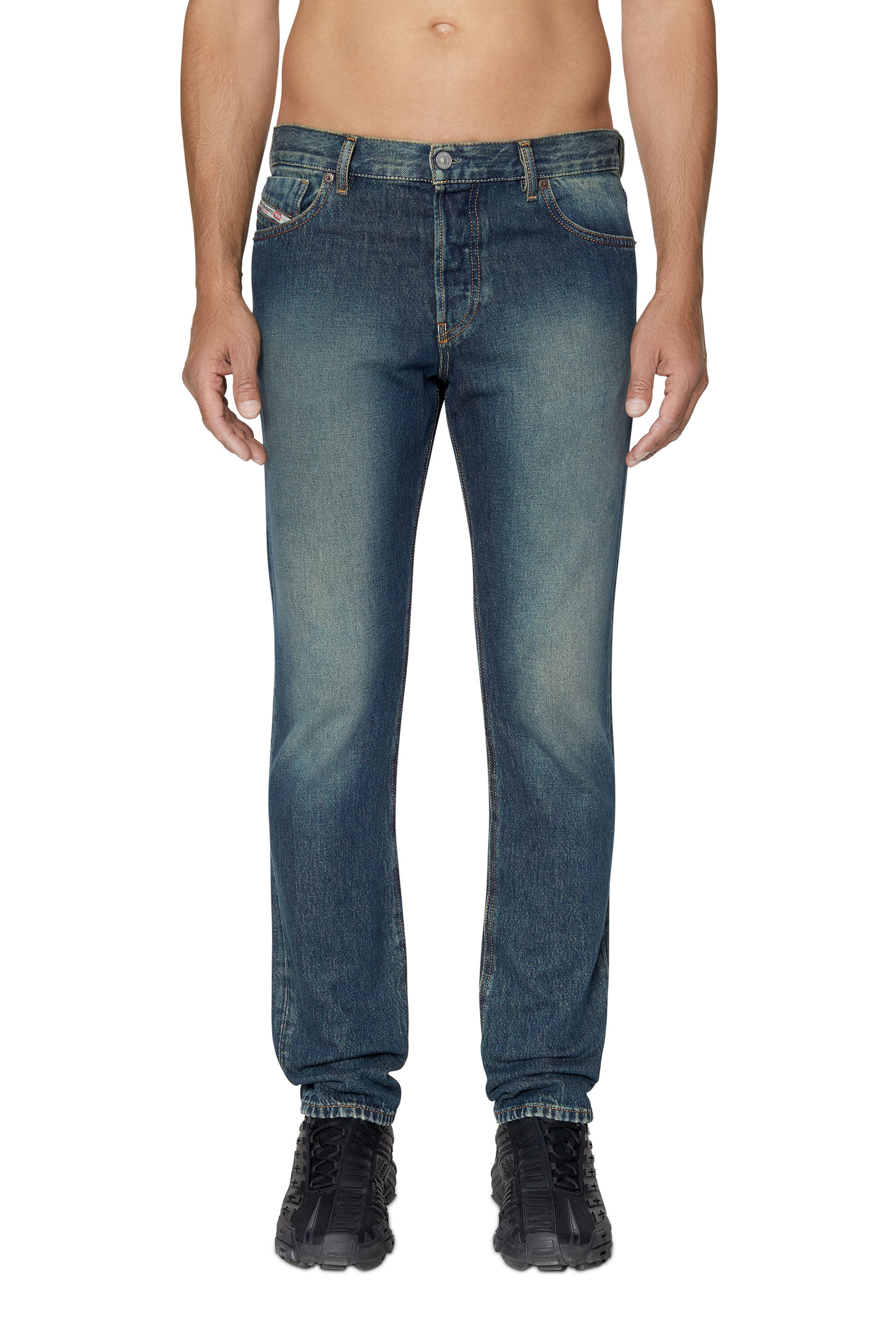 Diesel - 1995 09C04 Straight Jeans, Azul Oscuro - Image 3