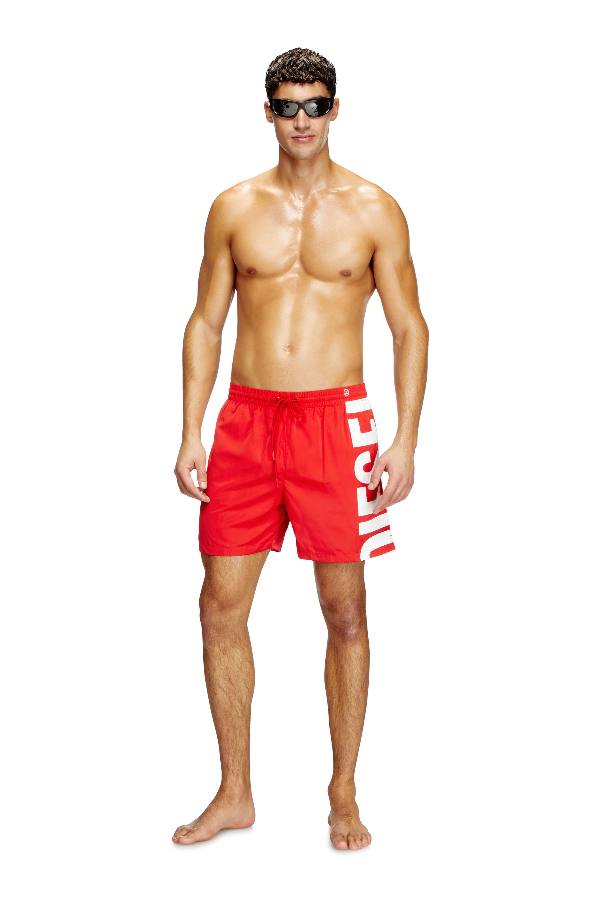 Diesel - RIO-41-D-CORE, Bañador de longitud media con logotipo grande Hombre in Multicolor - 2