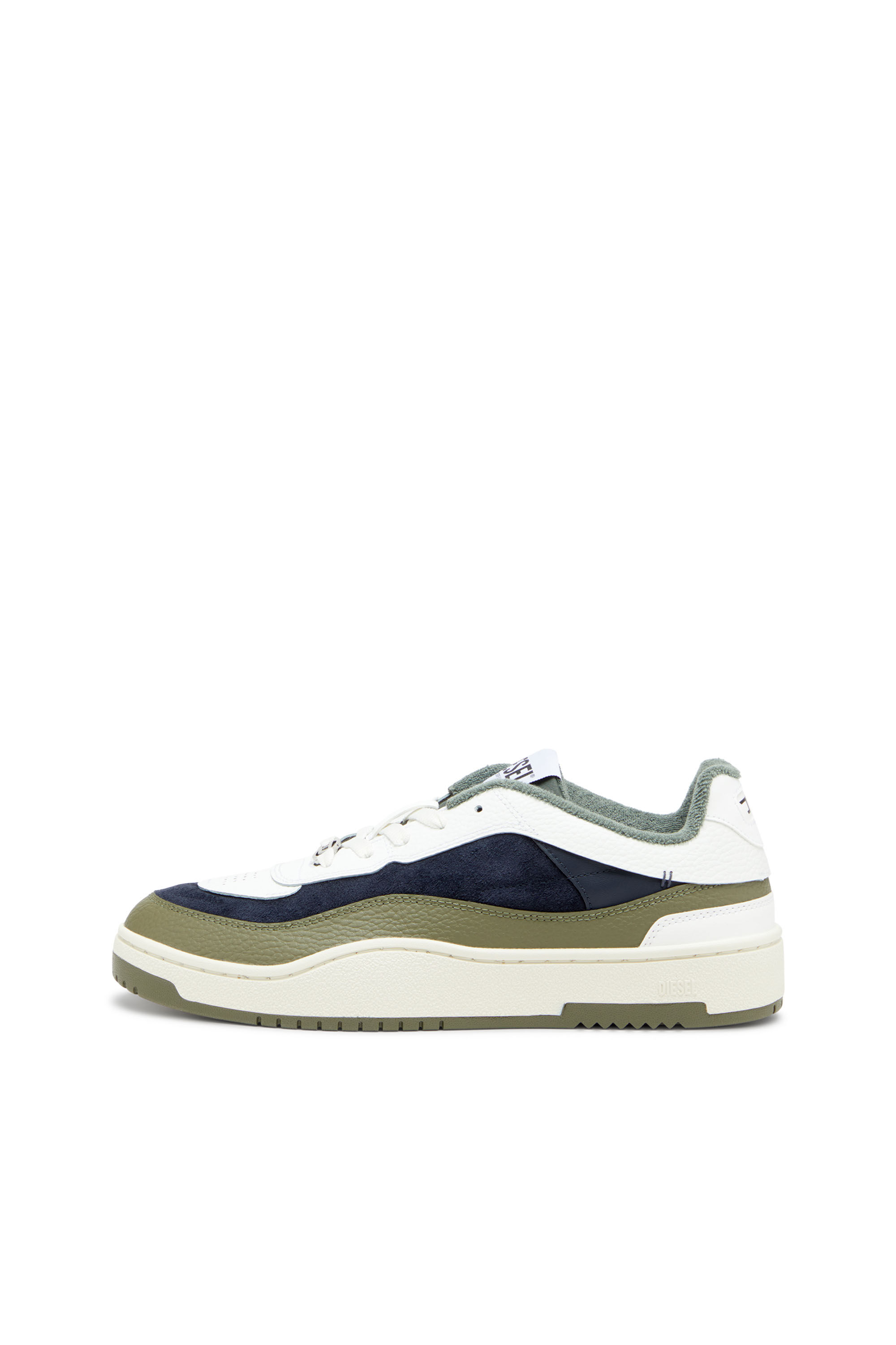 S-OVAL SKATE LOW, Blanco/Verde