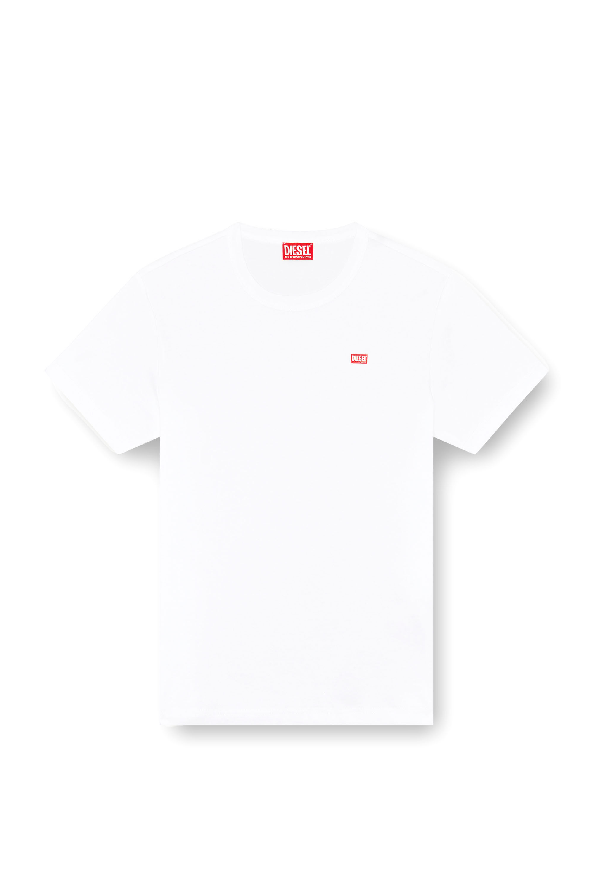 Diesel - T-MIEGOR-K77, Camiseta de algodón mercerizado Hombre in Blanco - 2