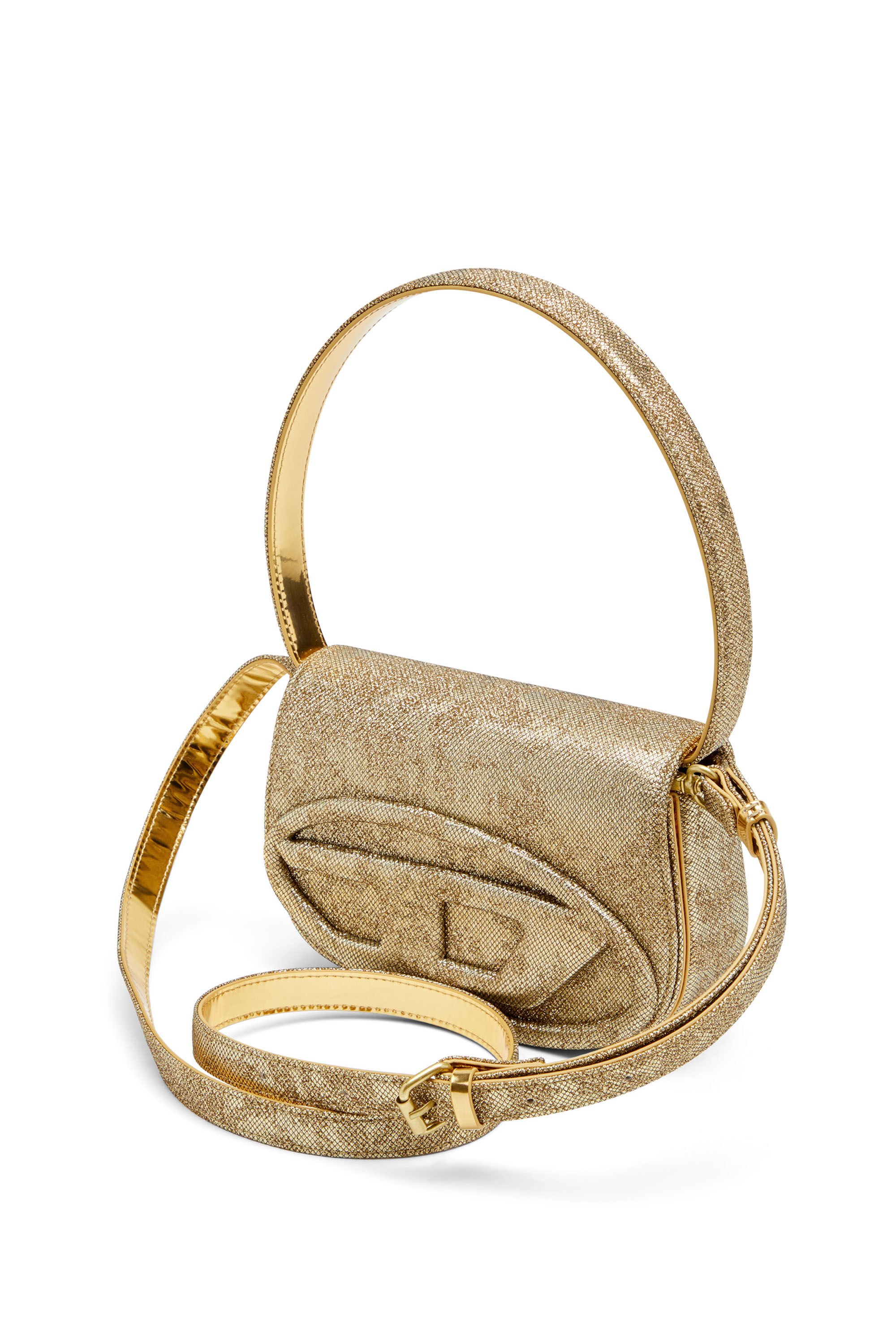 Diesel - 1DR, Bolso 1DR icónico de lurex de camuflaje brillante Mujer in ToBeDefined - 2