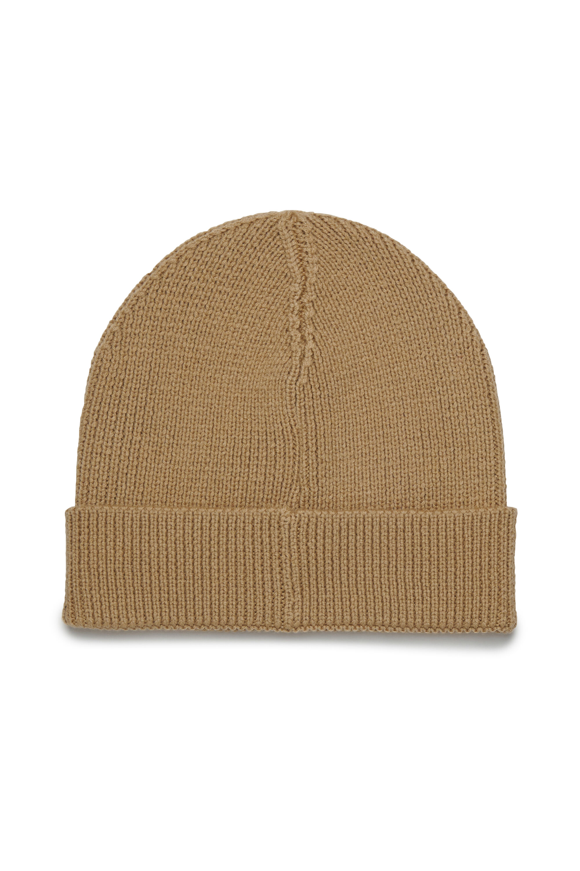 Diesel - FKCODERFULLYC, Gorro de lana con logo bordado Unisex in Marrón - 2