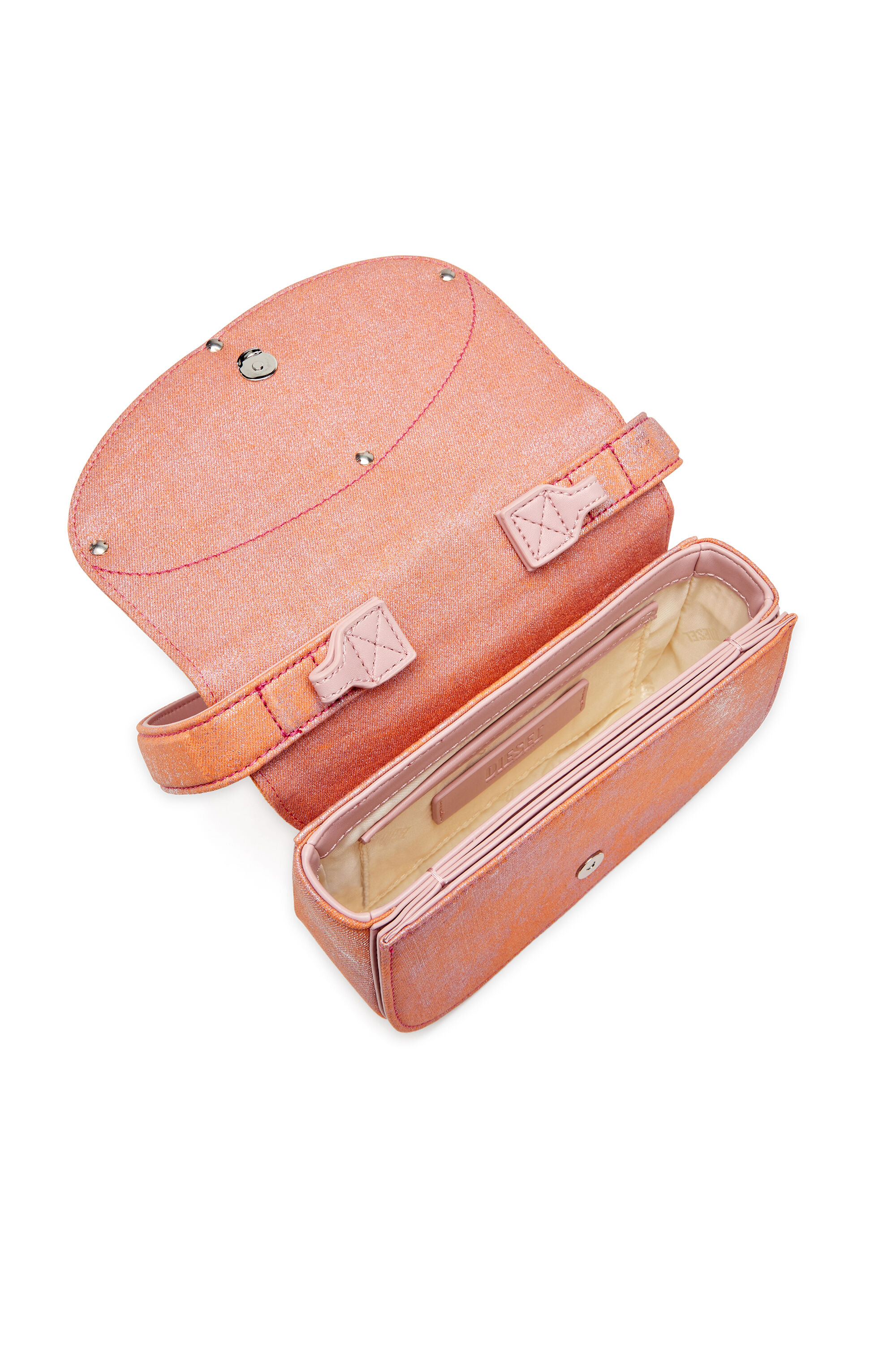 Diesel - 1DR, 1DR-Bolso de hombro icónico en denim de color pop Mujer in Rosa - 5