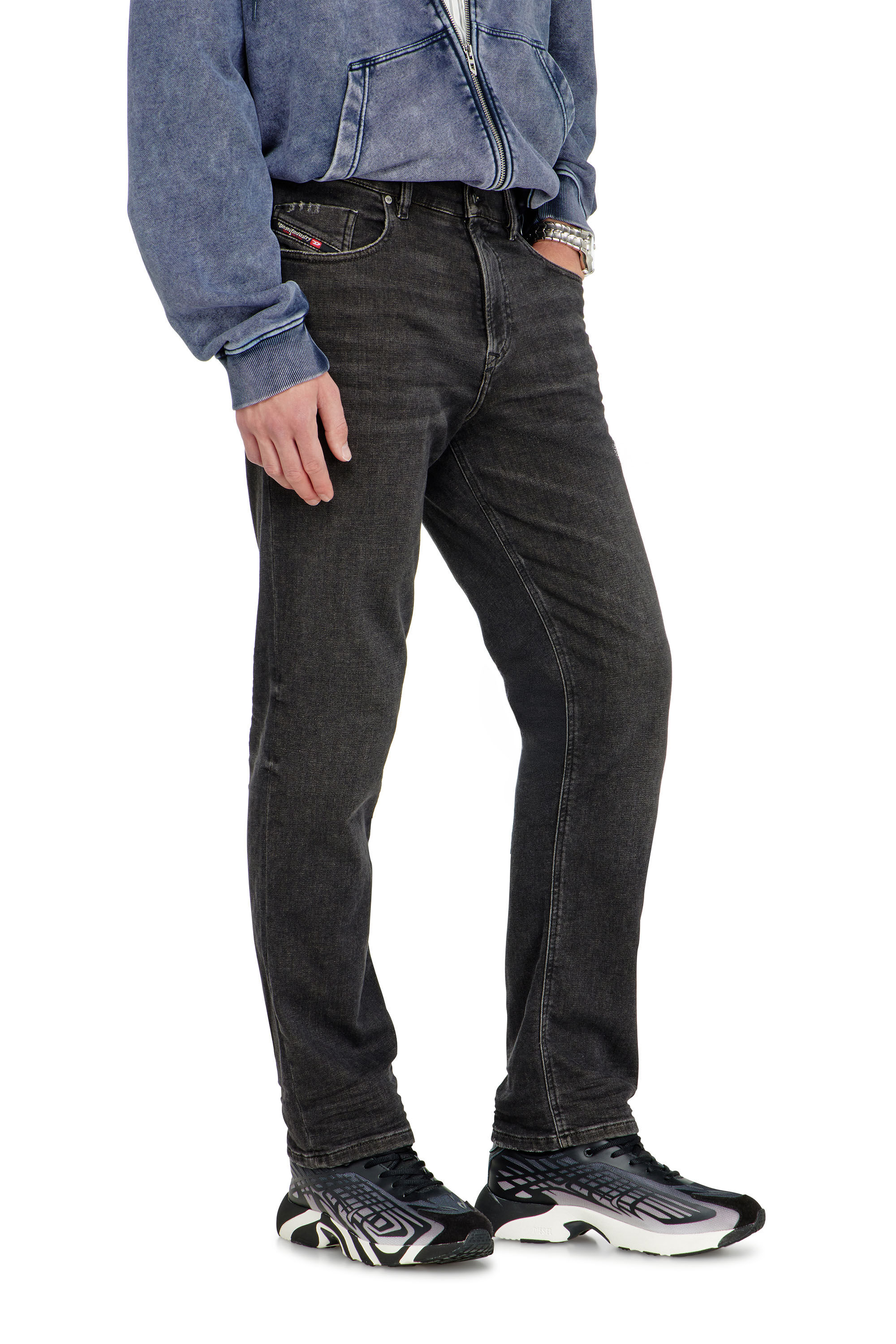 Diesel - Regular 2090 D-Veekley Joggjeans&reg; 09P92 Hombre, Negro/Gris oscuro - 5