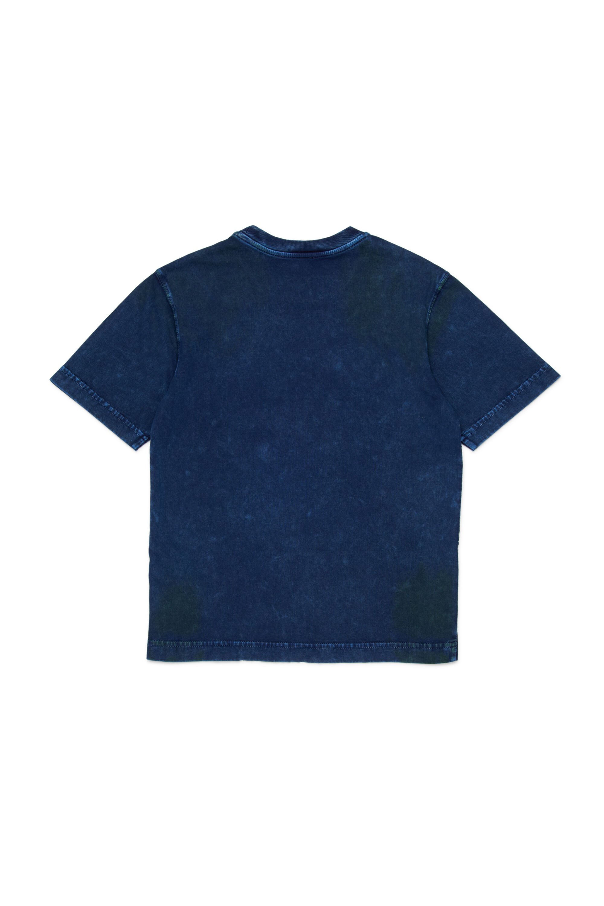 Diesel - TABOXTAR2 OVER, Camiseta con estampado efecto tiza Hombre in Azul marino - 2
