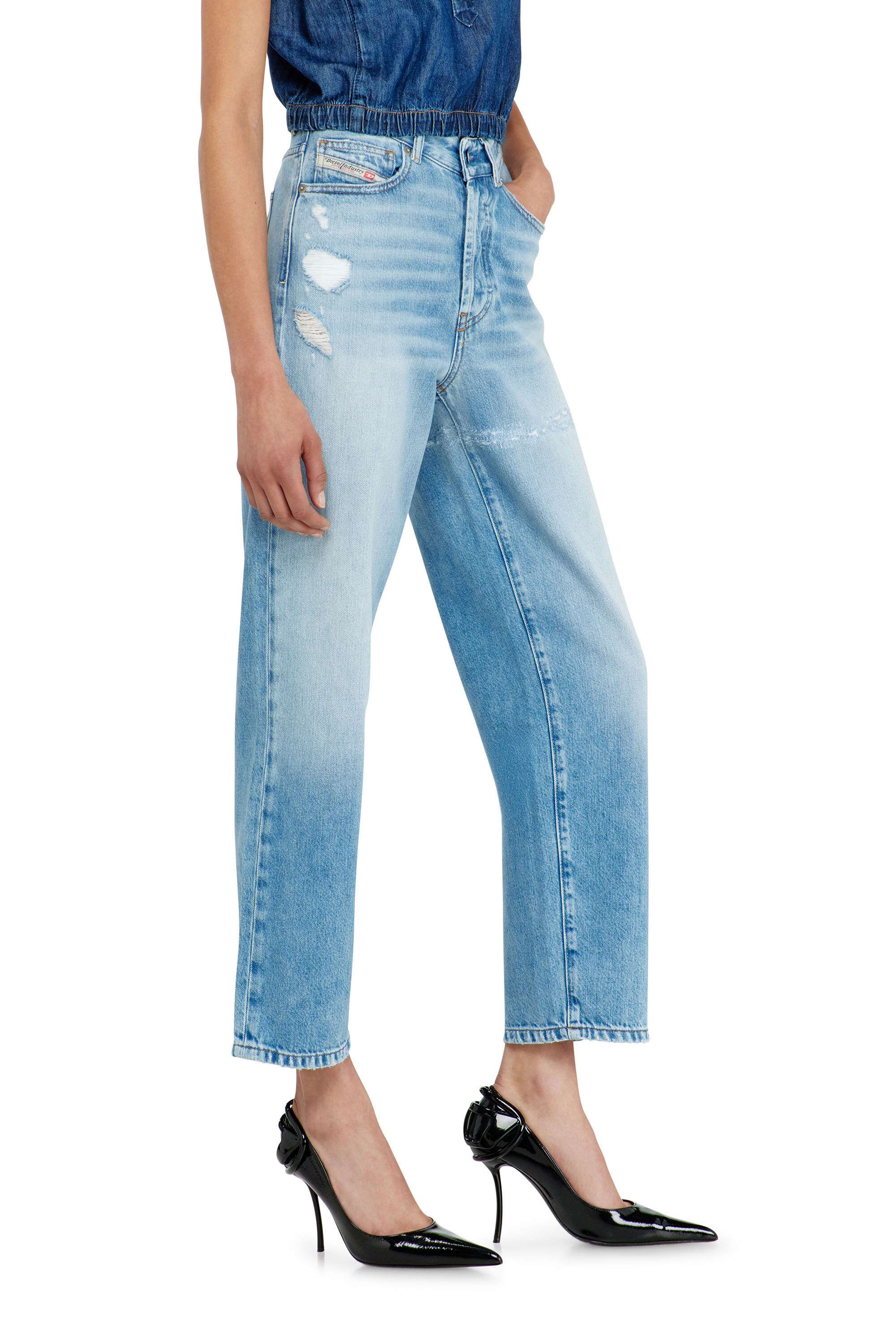 Diesel - Regular Jeans 1981 D-Went 09P49 Mujer, Azul Claro - 7