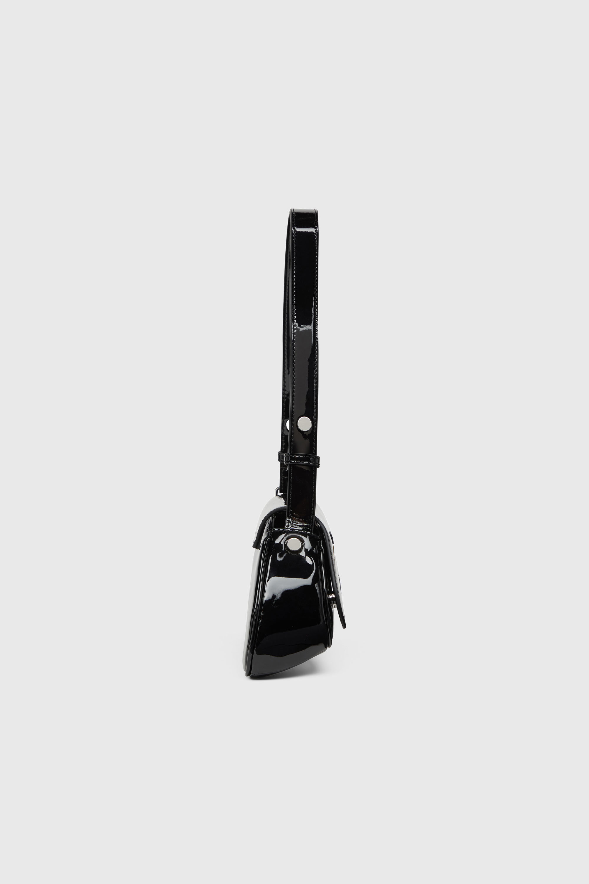 Diesel - PLAY CROSSBODY, Woman's Play-Glossy crossbody bag in Black - 5