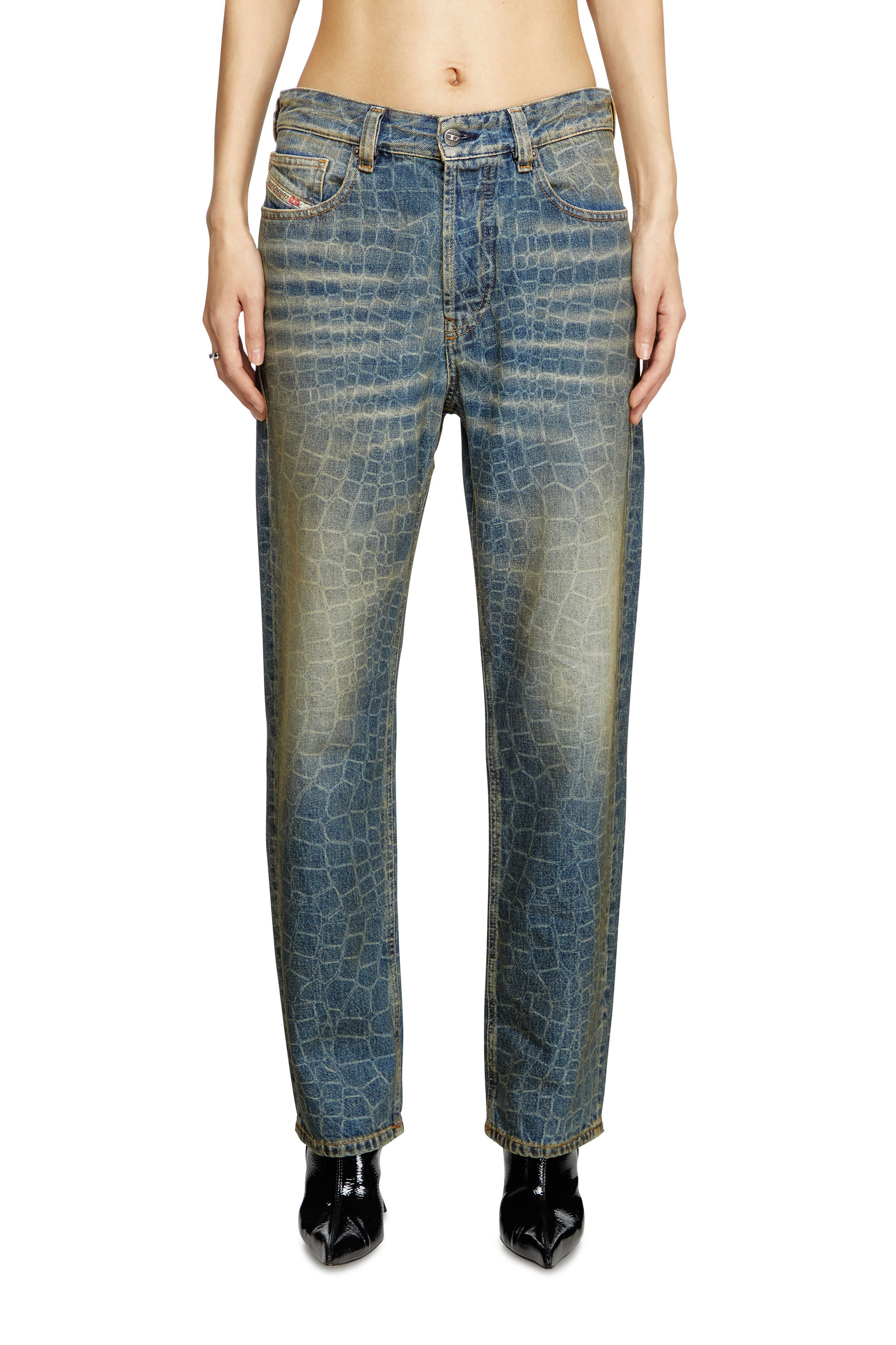 Diesel - Regular Jeans 1988 D-Ark 007BU Mujer, Azul Oscuro - 3