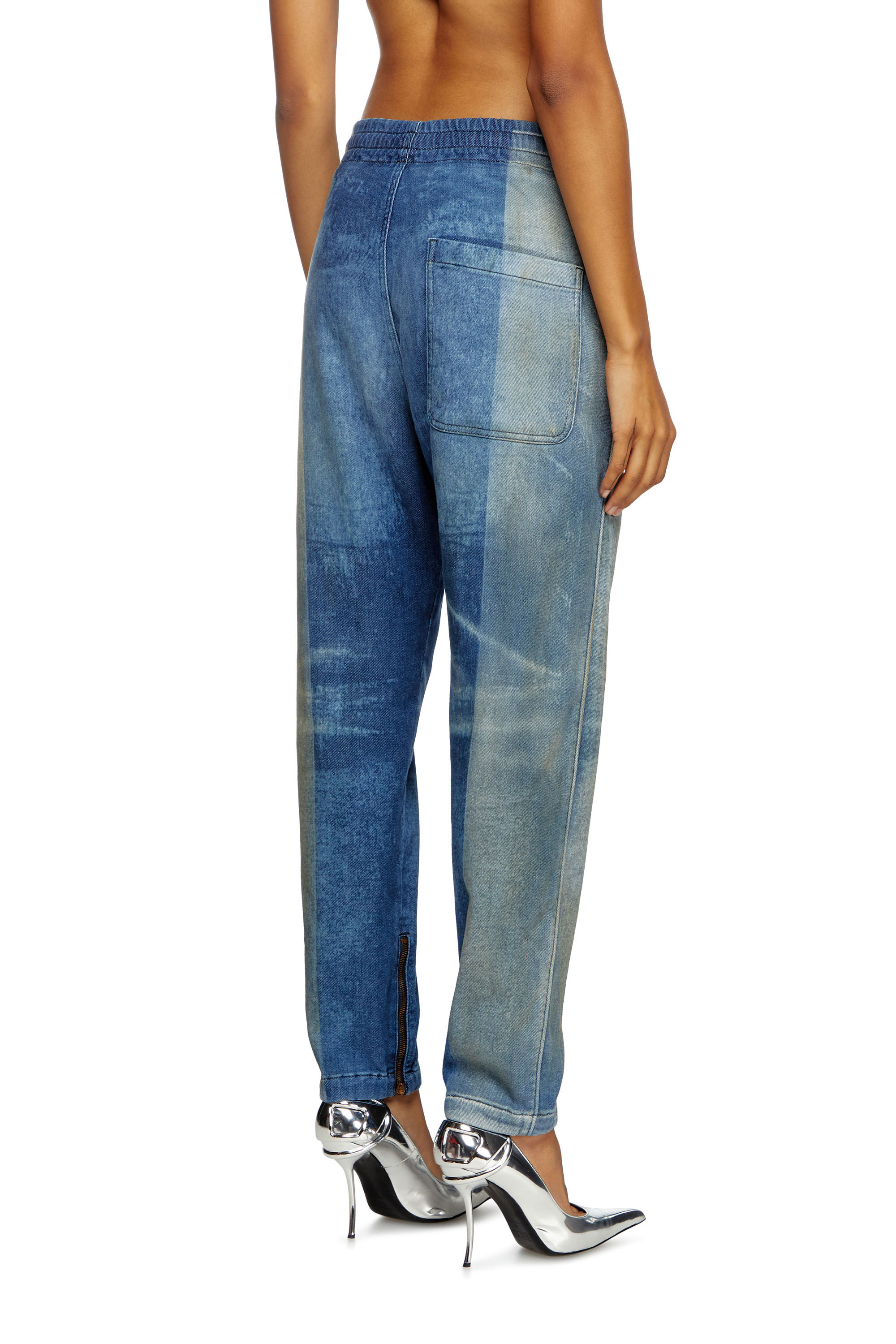 Diesel - Tapered D-Larry 09L05 Unisex, Azul medio - 4