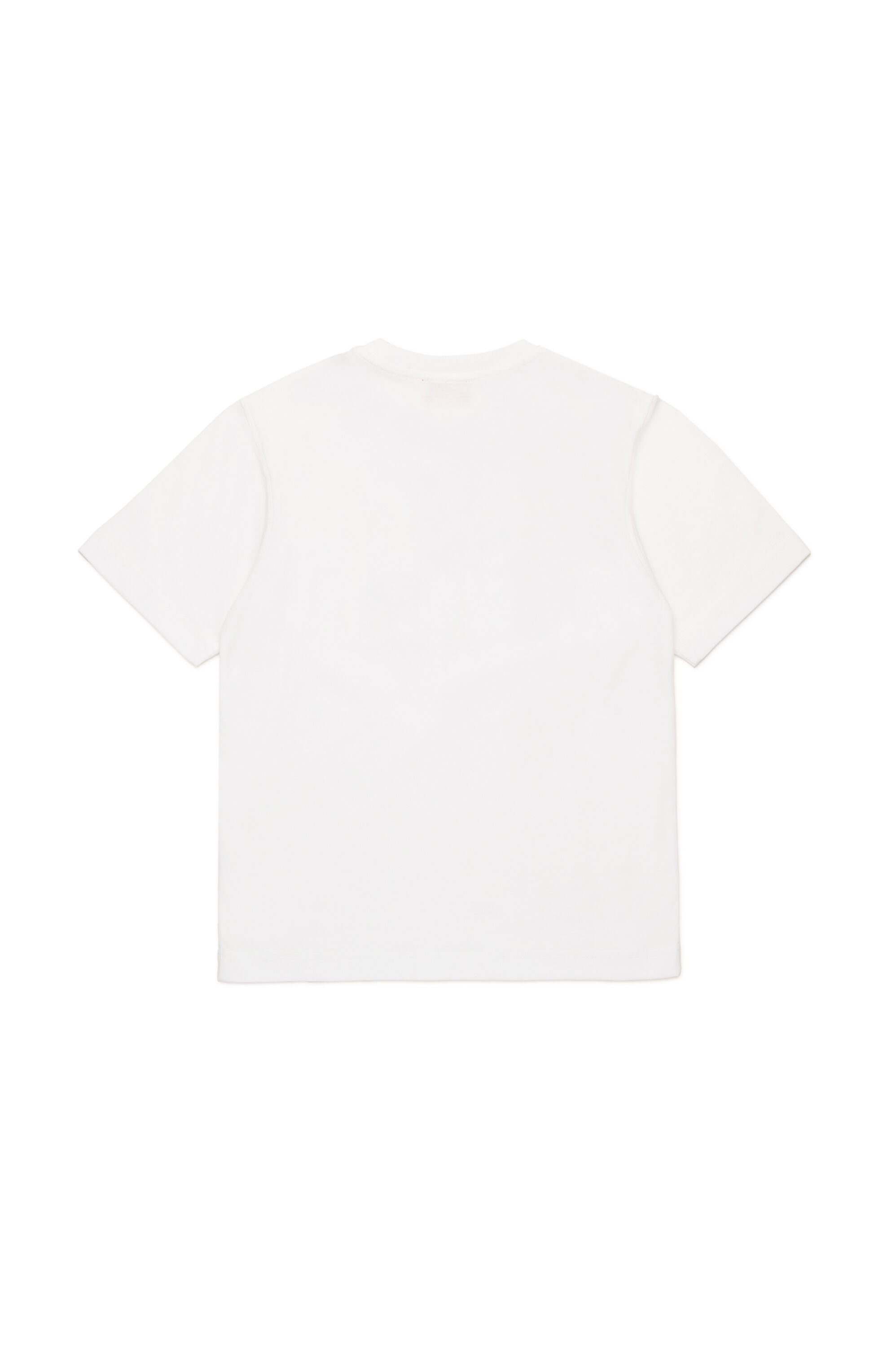 Diesel - TBOXT OVER, Camiseta con logotipos superpuestos Hombre in Blanco - 2