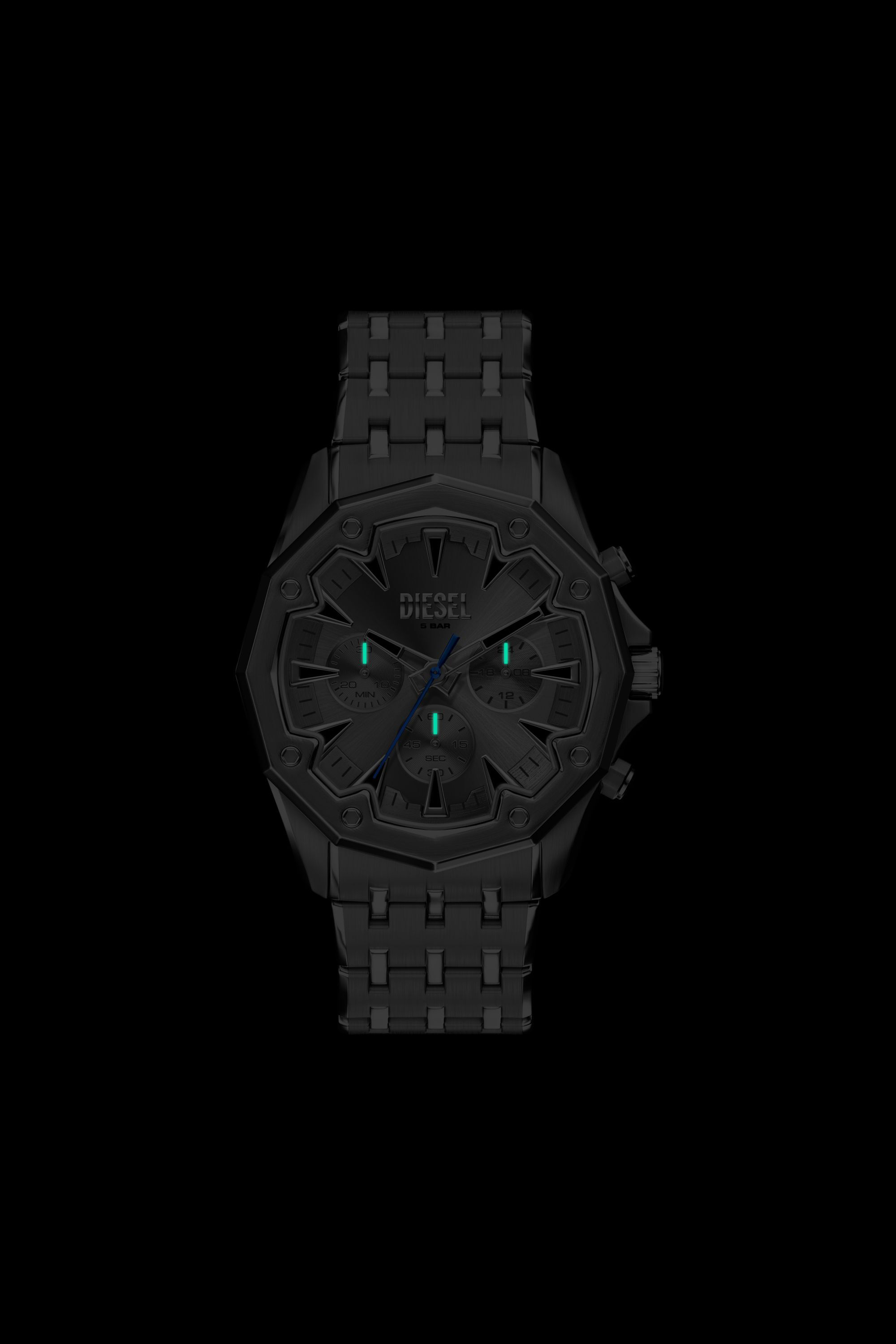 Diesel - DZ4708 WATCH, Reloj Stinger de acero inoxidable color gunmetal Hombre in Gris - 6