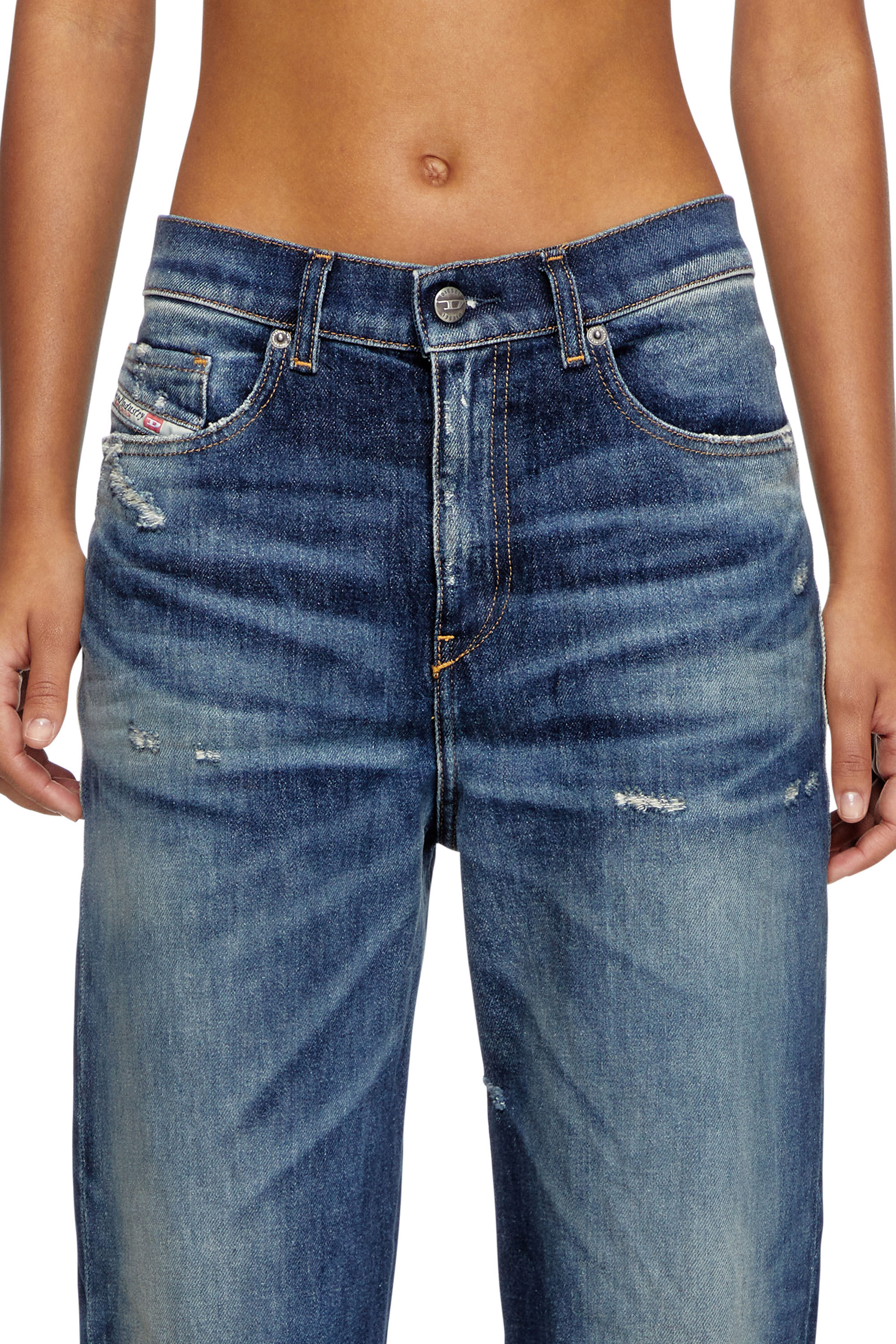 Diesel - Regular Jeans 2016 D-Air 09J56 Mujer, Azul Oscuro - 5