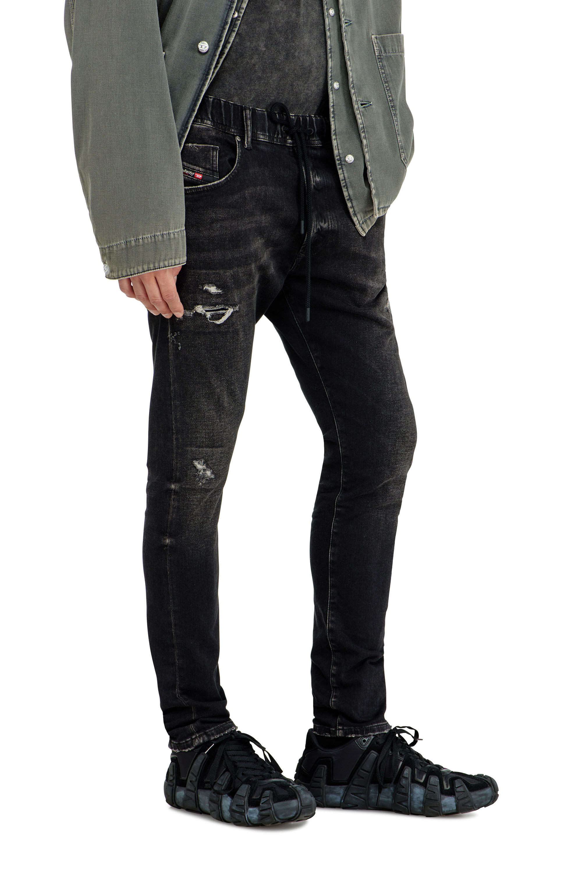 Diesel - Regular 2030 D-Krooley Joggjeans&reg; 09Q22 Hombre, Negro/Gris oscuro - 5