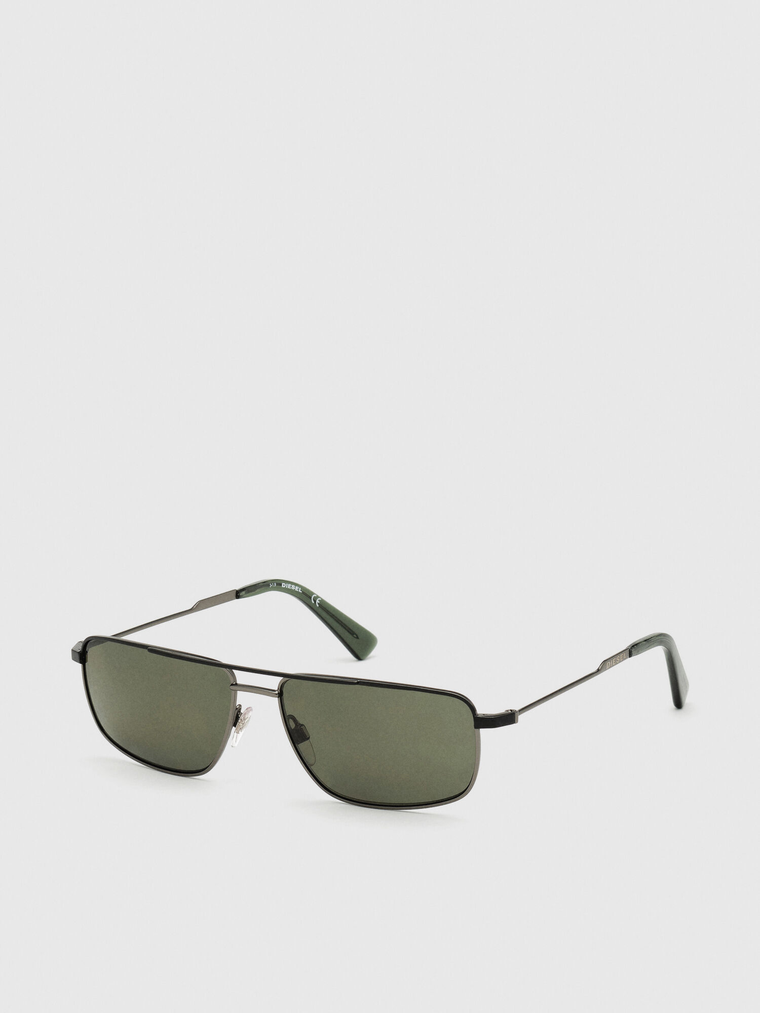 Diesel - DL0308, Gafas navigator con lentes polarizadas Hombre in Negro - 2
