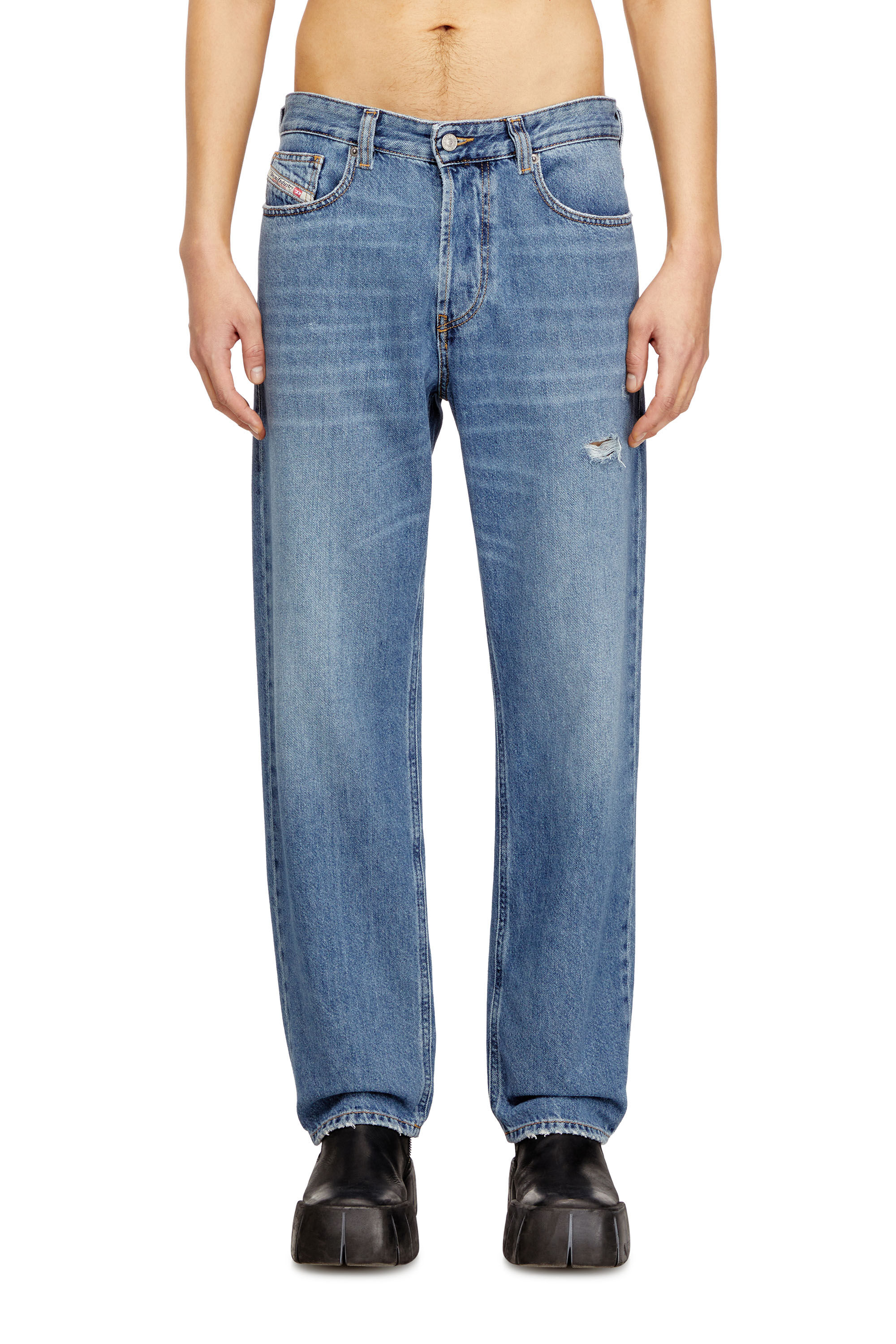 Diesel - Regular Jeans 2024 D-Macs 09N69 Hombre, Azul Claro - 2