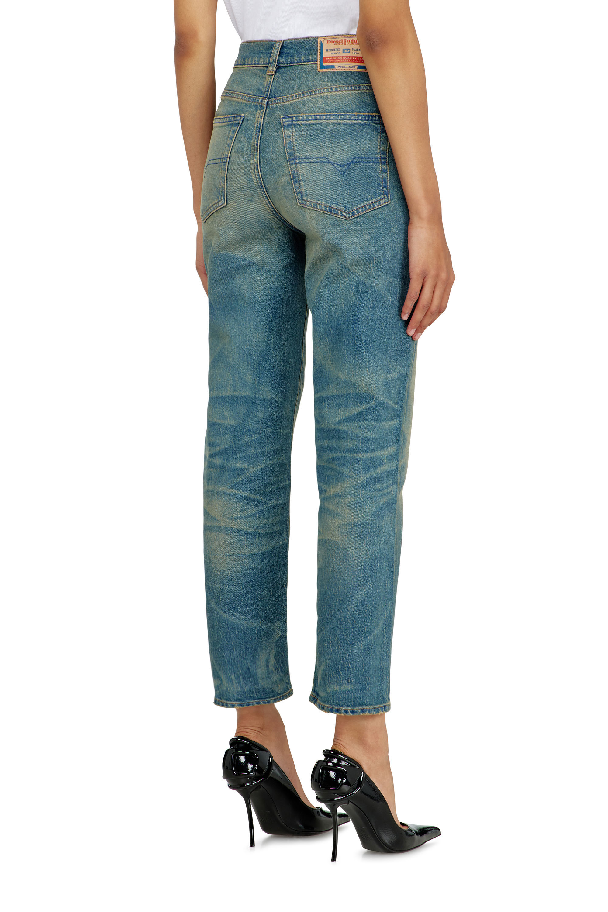 Diesel - Regular Jeans 1981 D-Went 0KBBP Mujer, Azul medio - 5