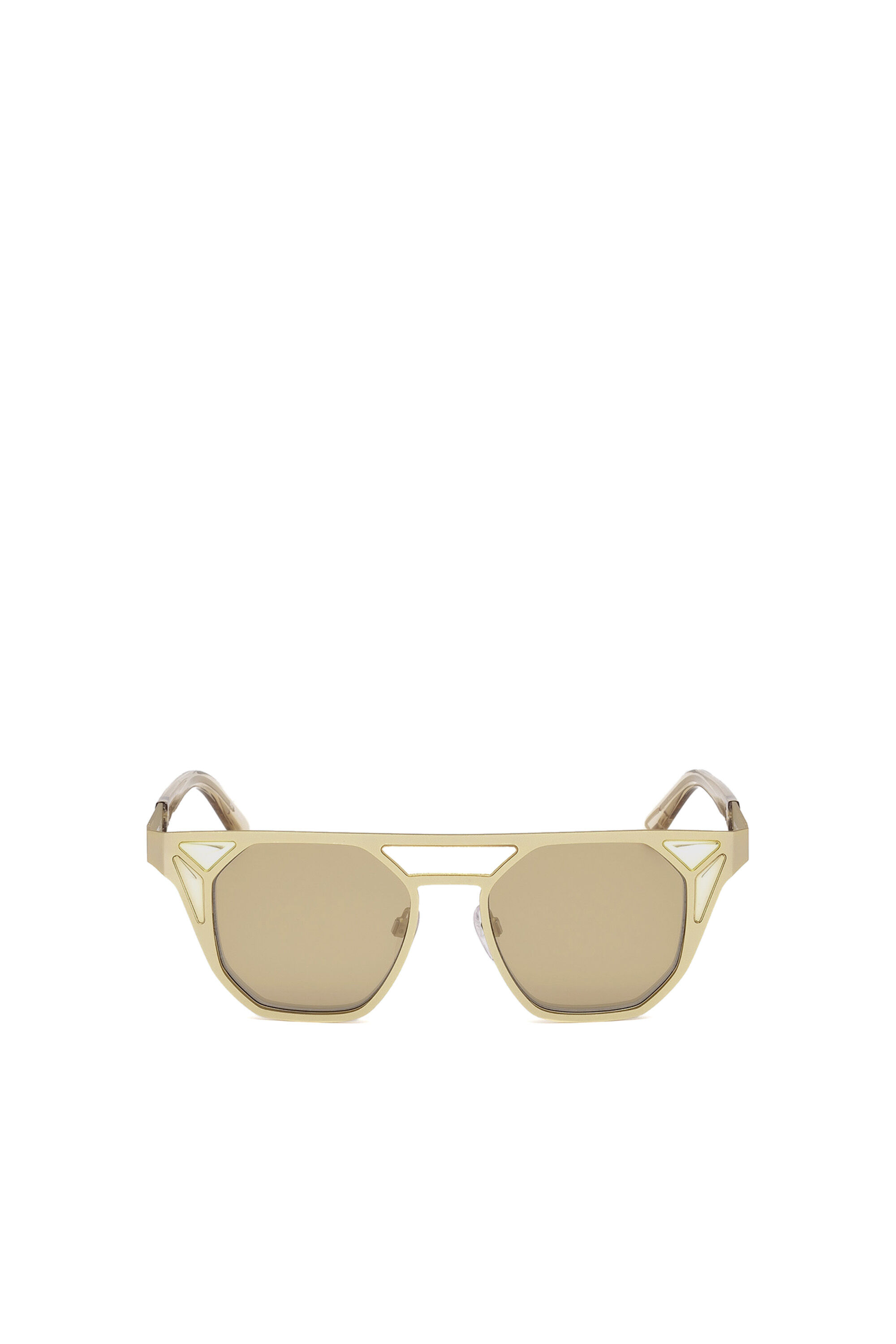 Diesel - DL0249, Gafas inspiradas en vitrales Mujer in Dorado - 1
