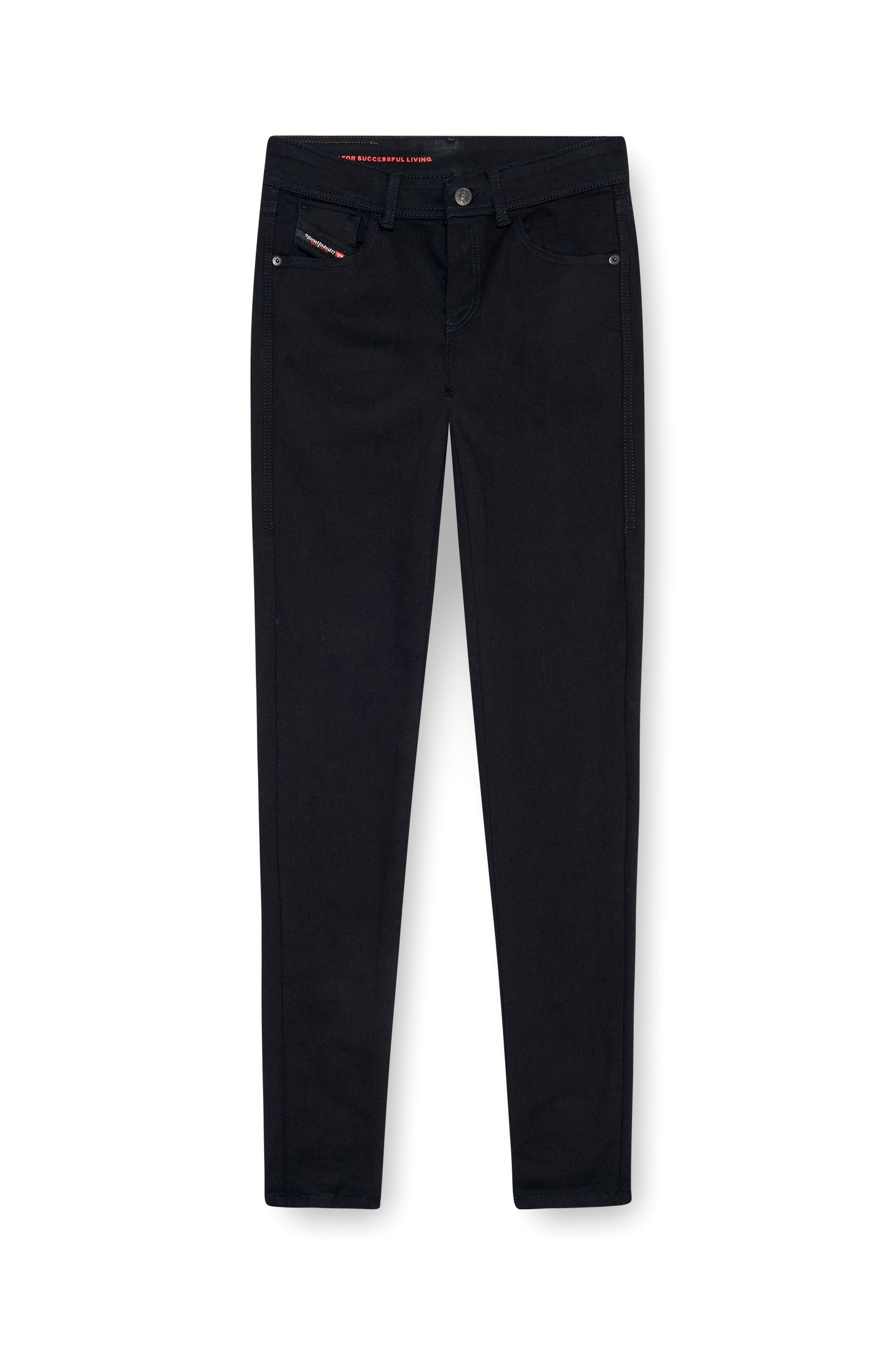 Diesel - Skinny Jeans 2017 Slandy 069EF Mujer, Negro/Gris oscuro - 6