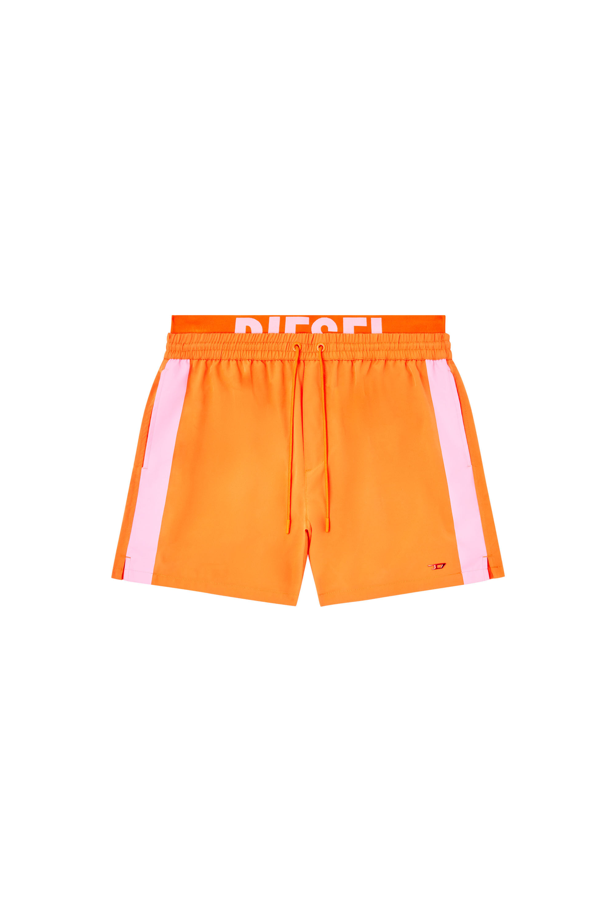Diesel - VISPER-41-D-POP, Bañadores de longitud media con cintura híbrida Hombre in Multicolor - 4
