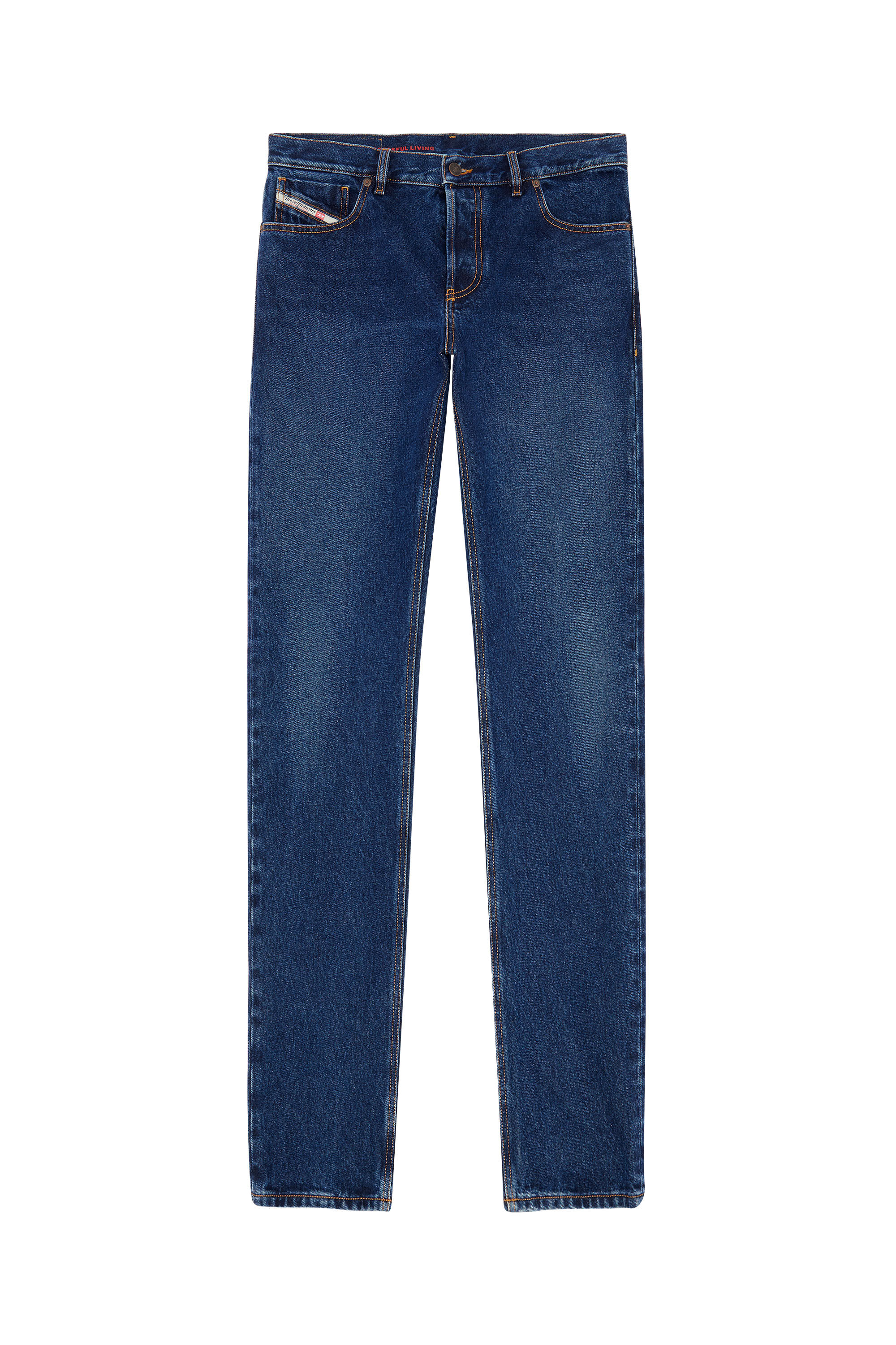 Diesel - 1995 007E6 Straight Jeans, Azul Oscuro - Image 2