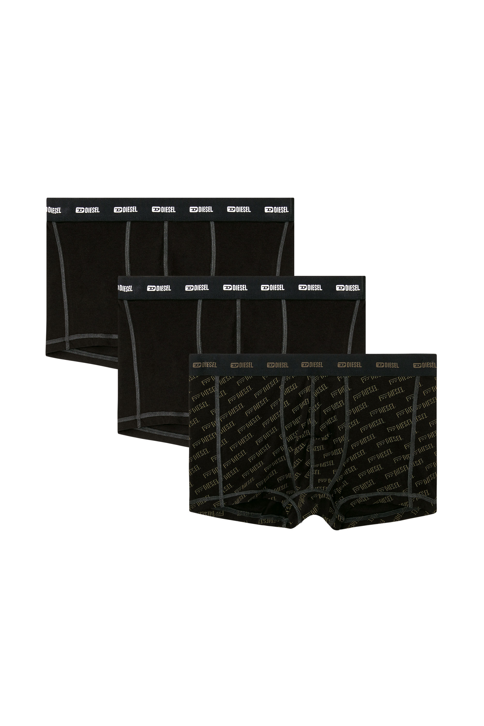 Diesel - DAMIEN-UTLT-3PACK, Paquete de 3 bóxers ajustados con logotipo estilizado Hombre in Multicolor - 2
