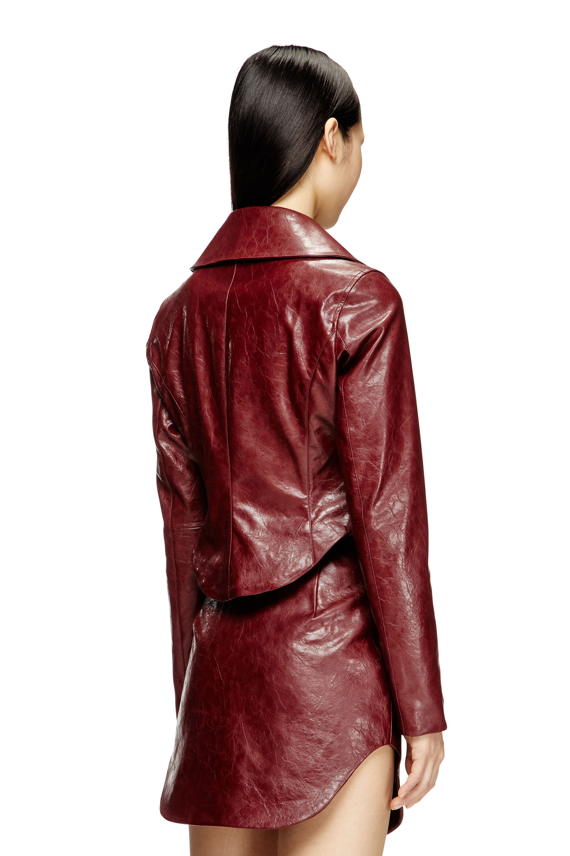 Diesel - G-AMECK, Chaqueta entallada en tejido revestido Mujer in ToBeDefined - 4
