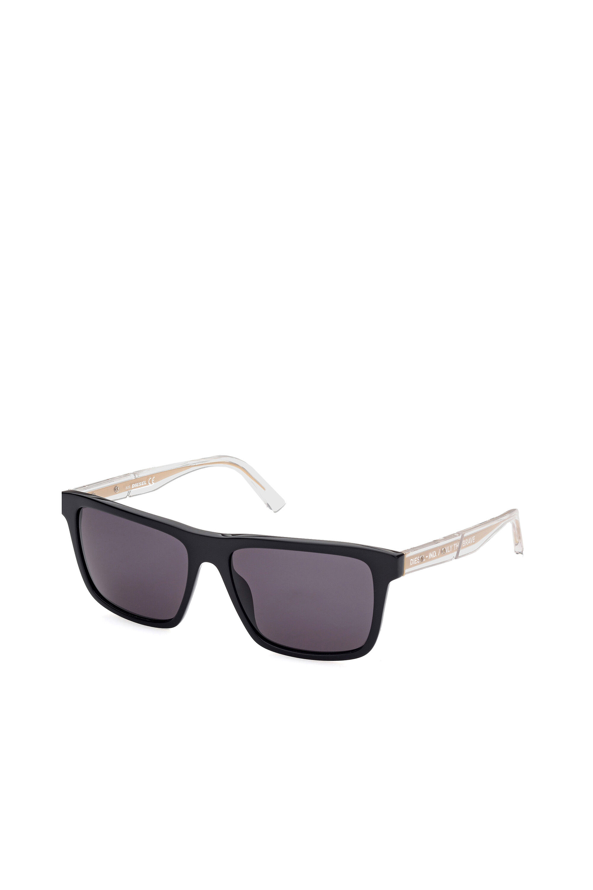 Diesel - DL0349, Gafas de sol cuadradas Hombre in Negro - 2