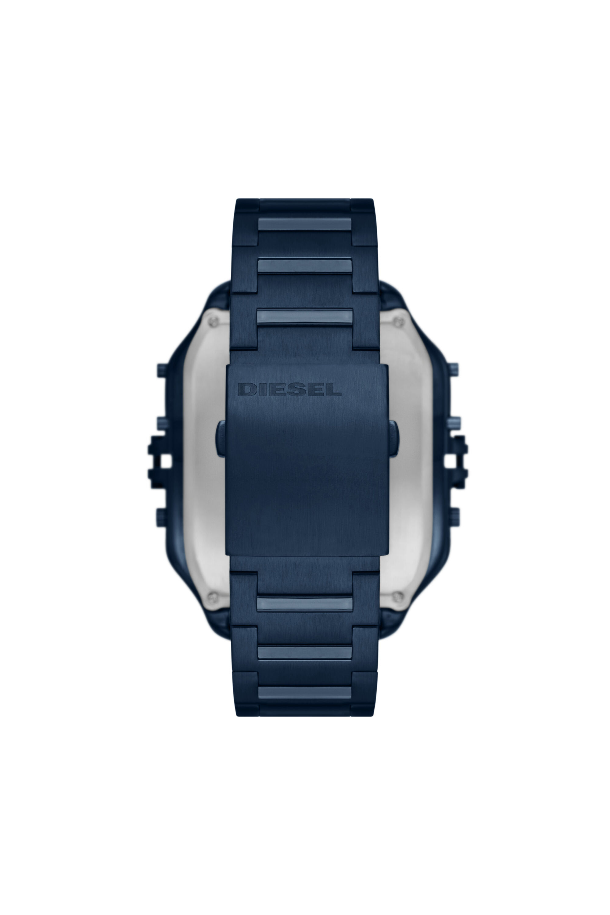 DZ7464 Hombre Reloj Clasher digital de acero inoxidable azul Diesel