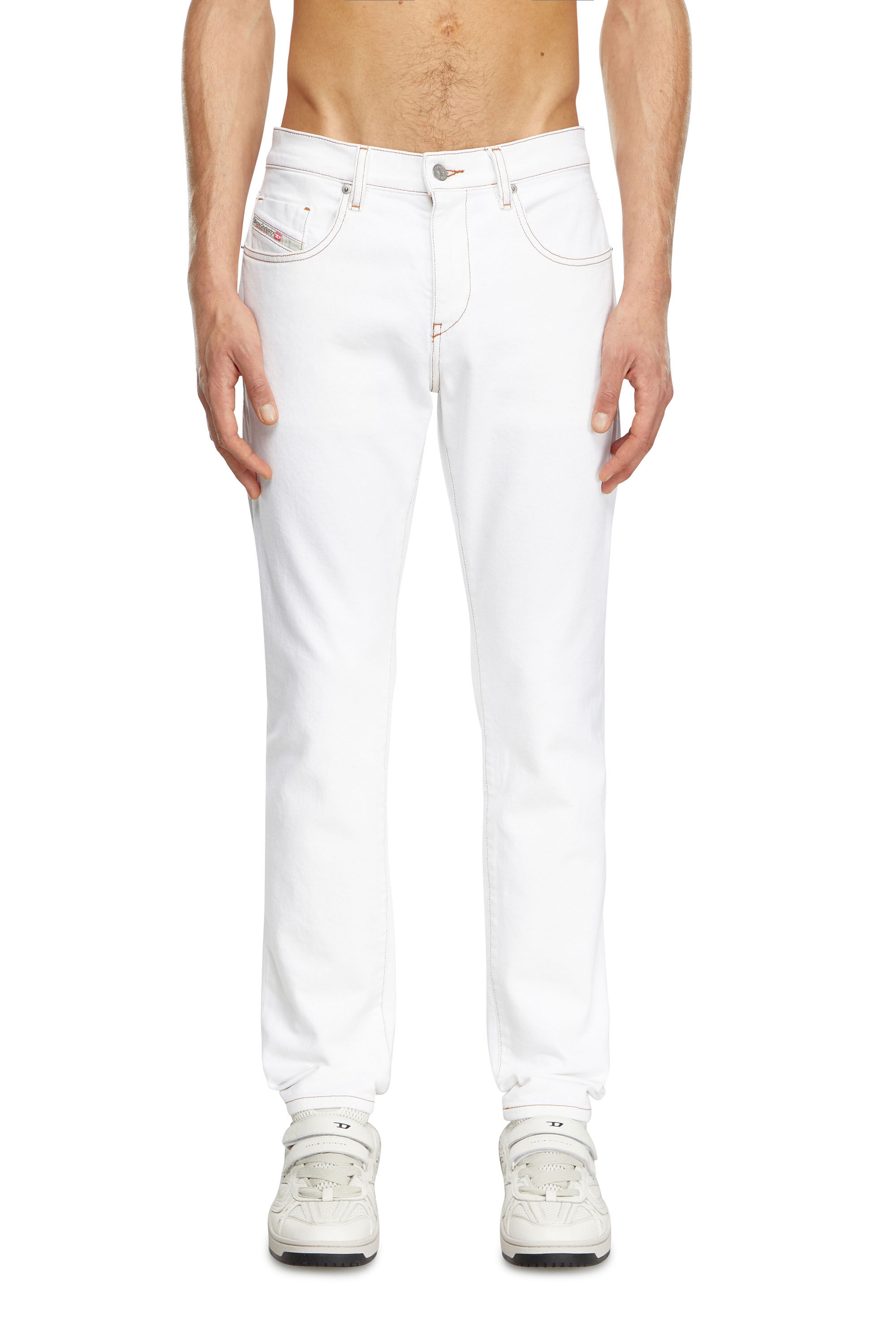 Diesel - Slim Jeans 2019 D-Strukt 09K05 Hombre, Blanco - 3