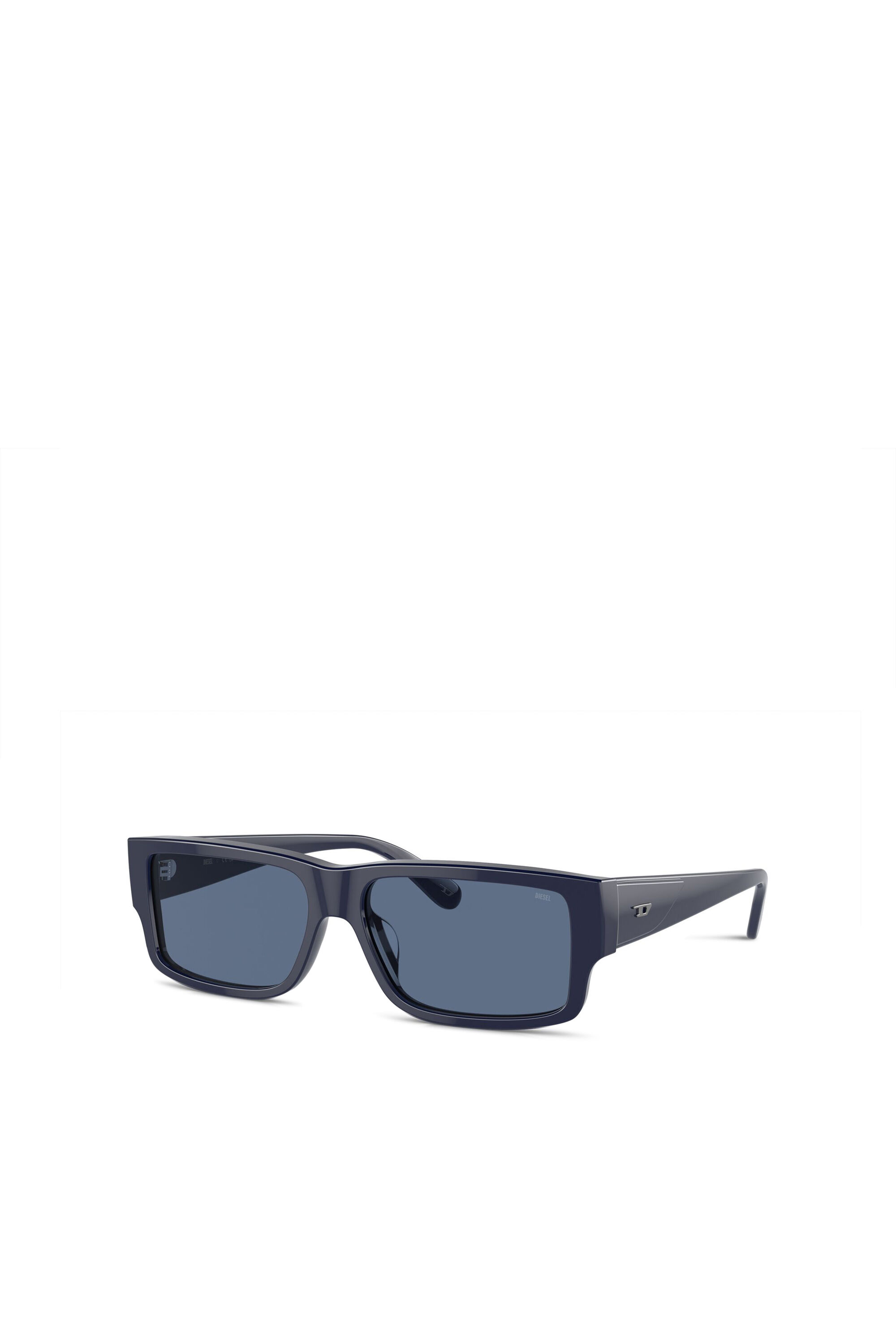 Diesel - 0DL2003 SIZE 57, Gafas rectangulares Hombre in Azul marino - 5