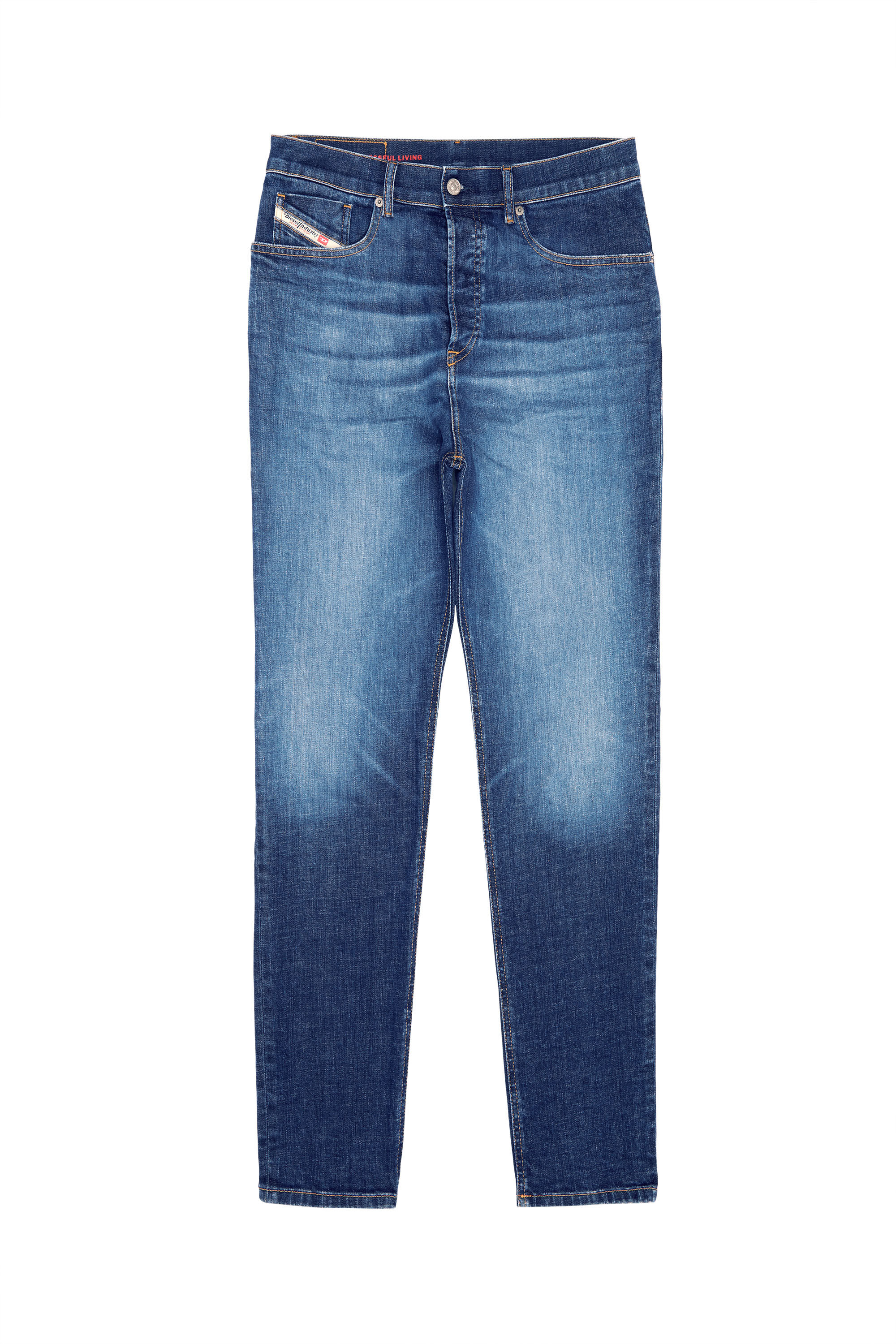 Diesel - 2005 D-FINING 09C72 Tapered Jeans, Azul medio - Image 2