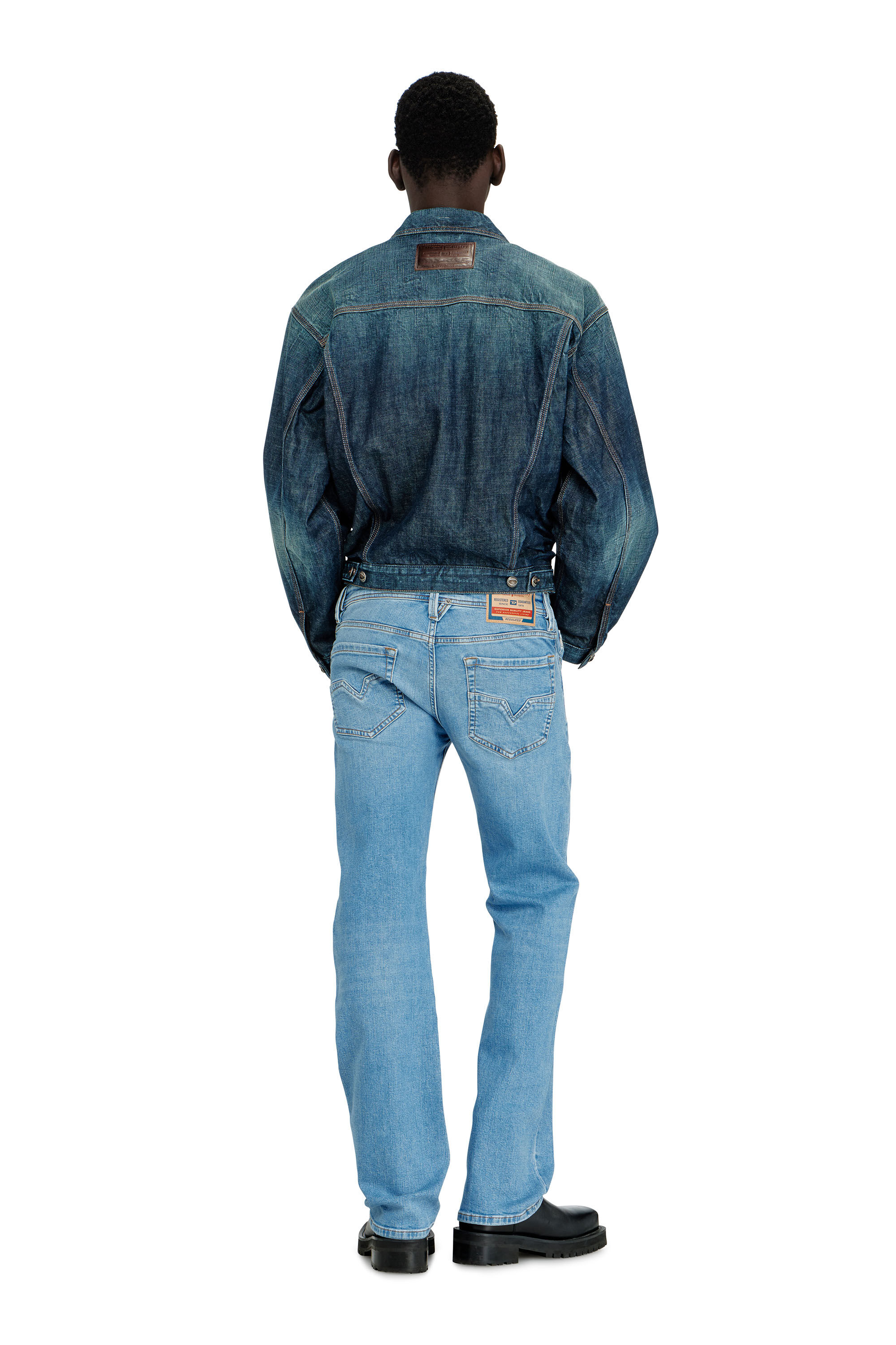 Diesel - Regular Jeans 1985 Larkee 0HDBJ Hombre, Azul Claro - 3