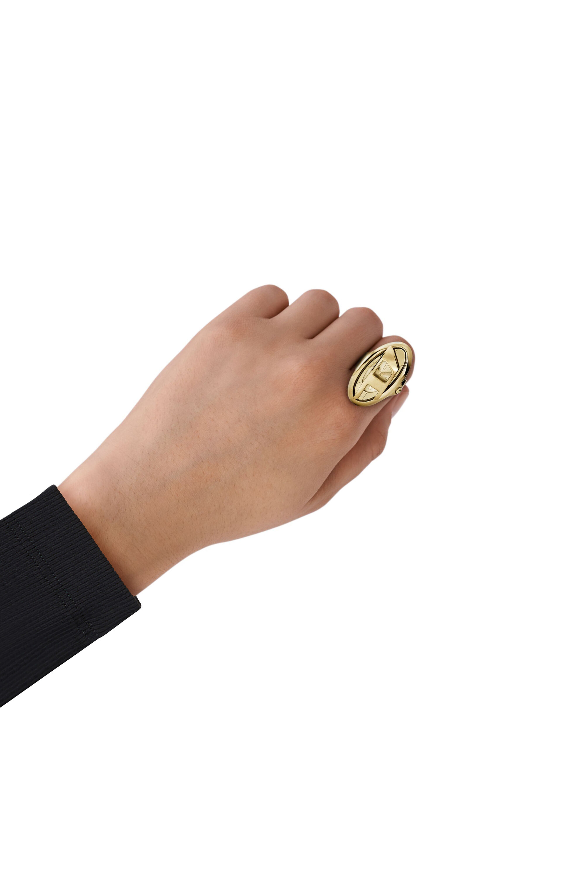 Diesel - DZ5626 WATCH, Anillo reloj D-Era de acero inoxidable en tono dorado Mujer in Dorado - 5