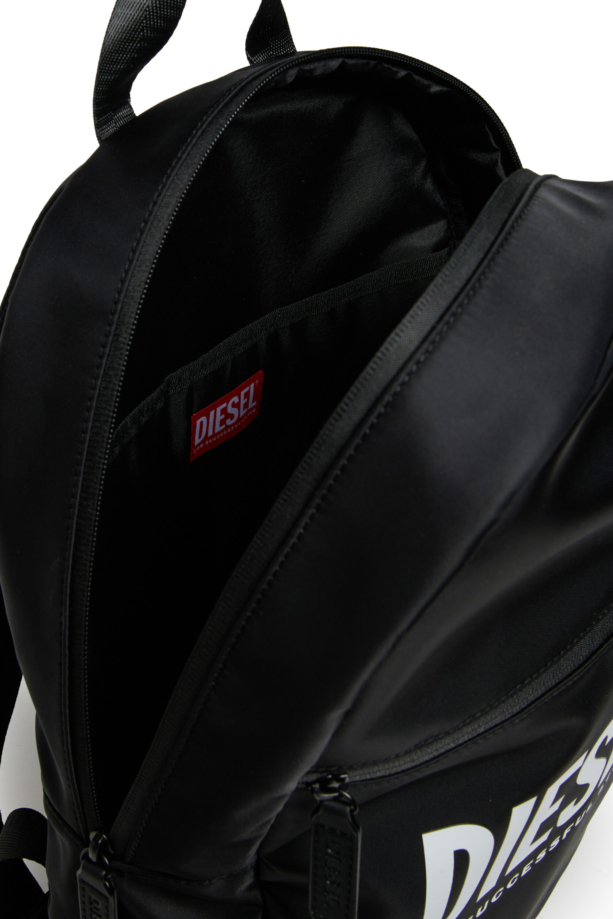 Boy'sWISDEL-Nylon backpack with logo print | Black | Diesel ES