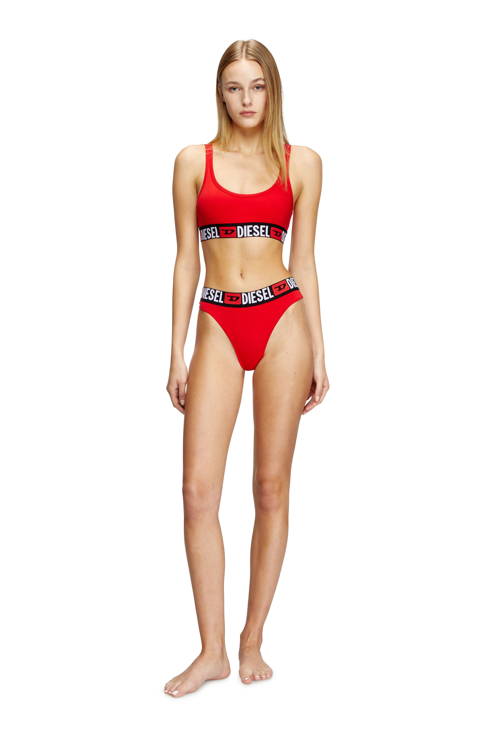 Diesel - UFST-STARS-THREEPACK, Paquete de 3 tangas con cintura con logotipo Mujer in Multicolor - 1